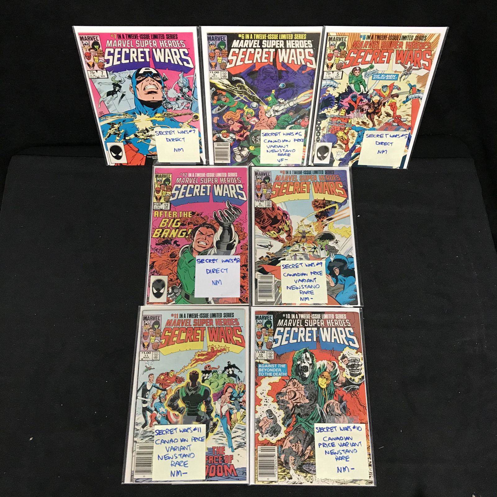 MARVEL SUPER HEROES SECRET WARS COMIC BOOK LOT (MARVEL (1 of 1)