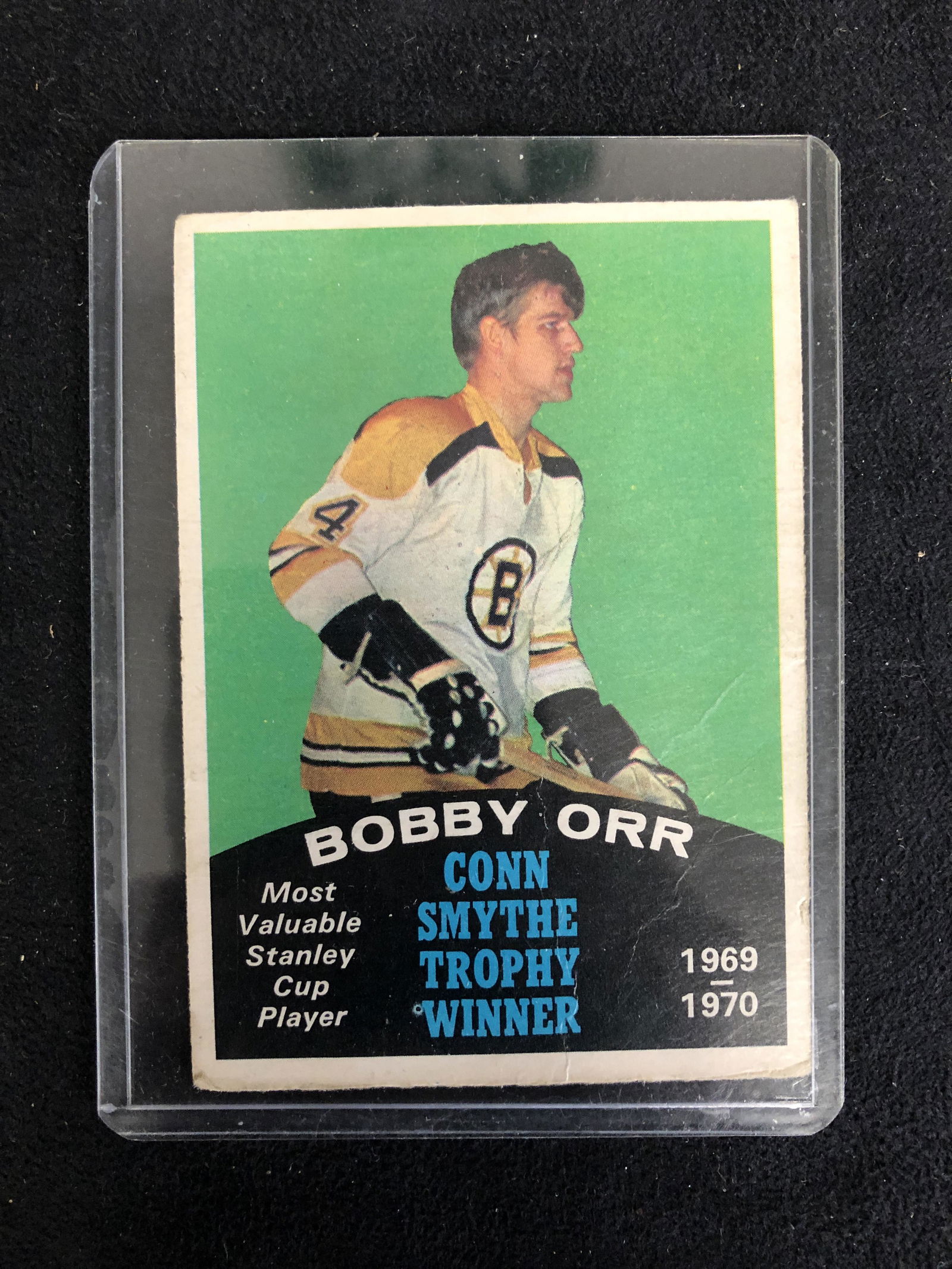 1970-71 OPC #252 Bobby Orr Conn Smythe Trophy Boston (1 of 2)