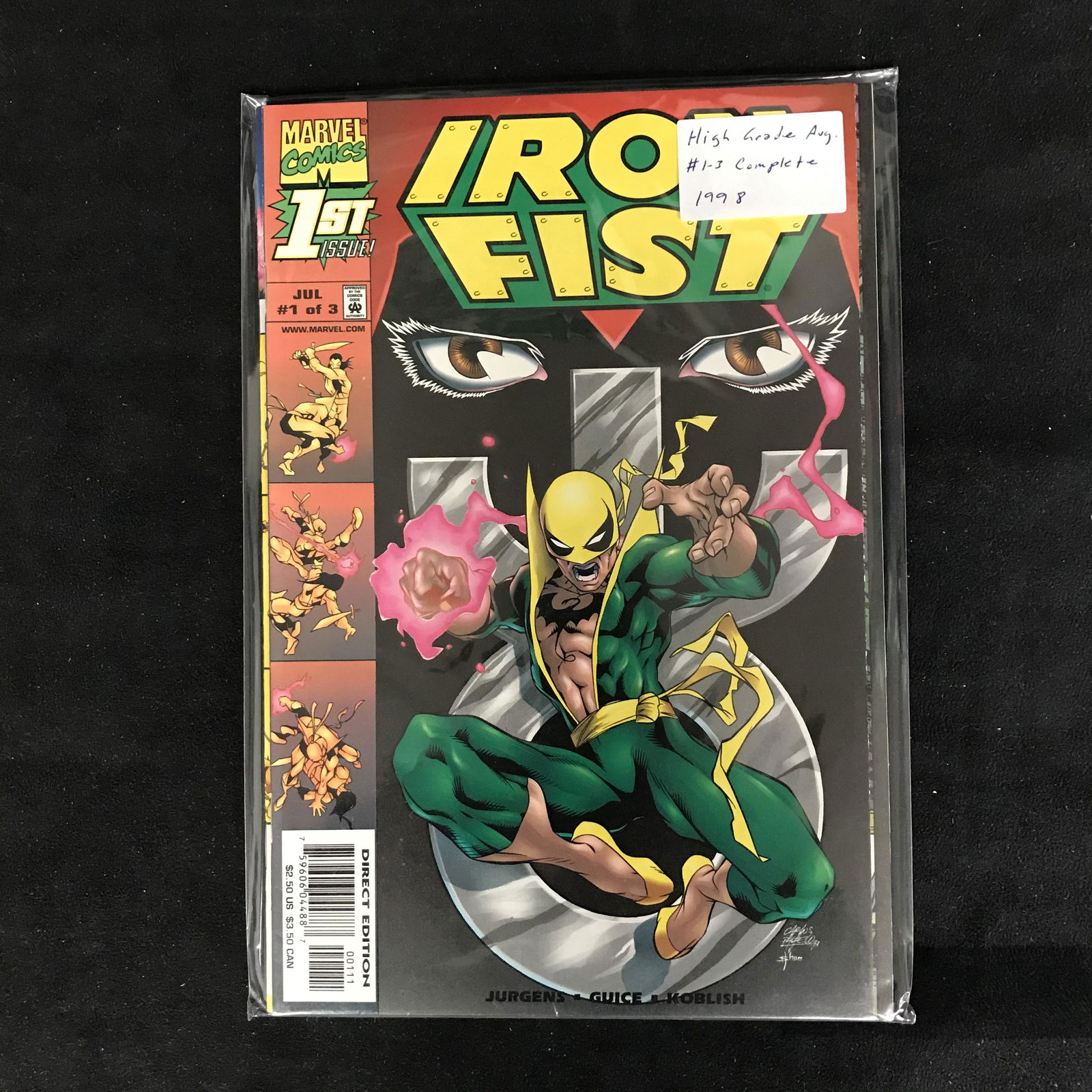 IRON FIST #1-3 (MARVEL COMICS) (1 of 1)