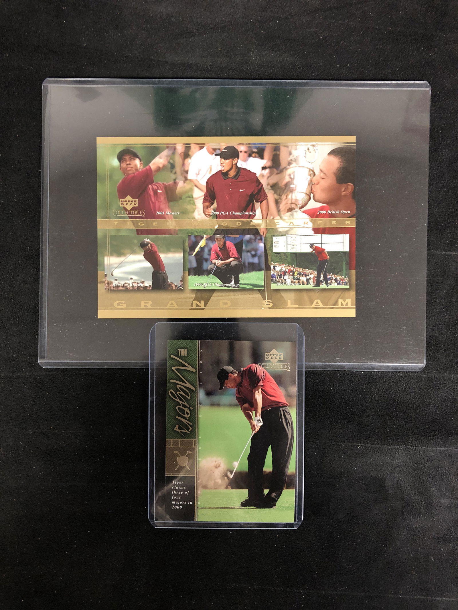 TIGER WOODS UPPER DECK GOLF CARD LOT (1 of 1)