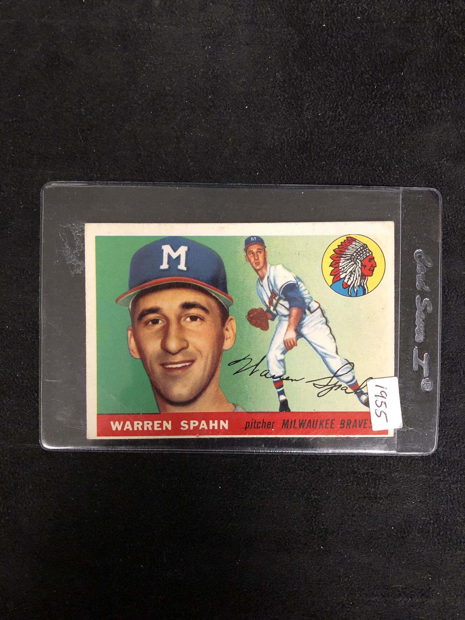 1955 Topps #31 Warren Spahn (1 of 2)