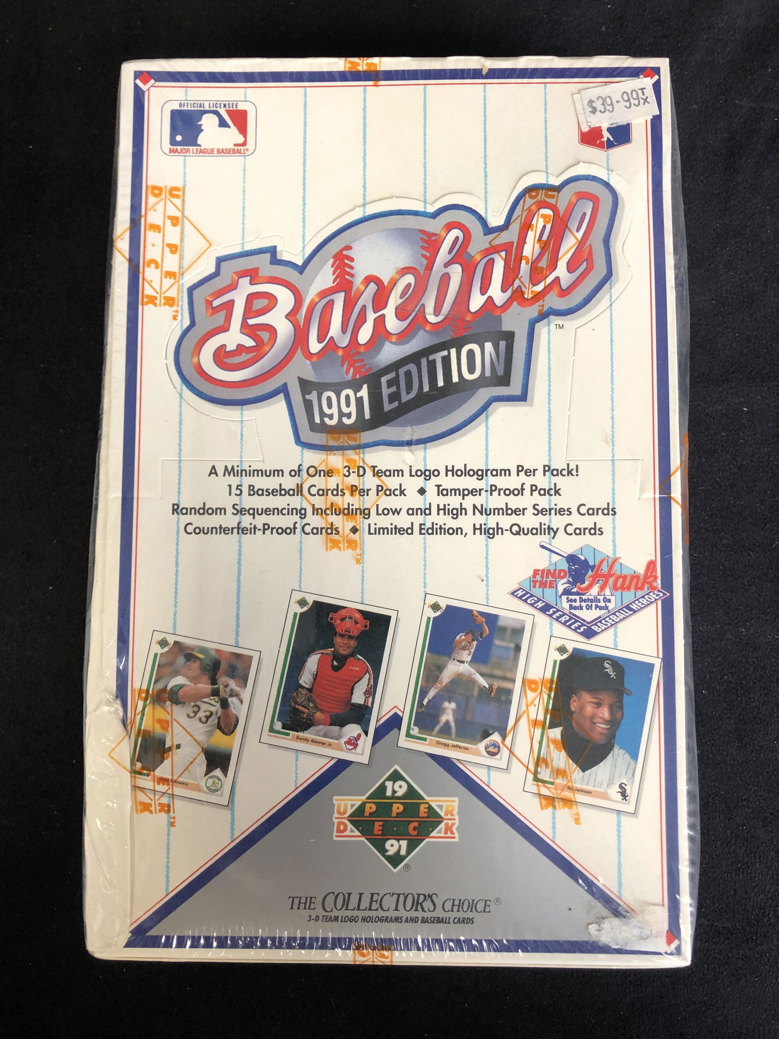 1991 UPPER DECK BASEBALL EDITION BOX (1 of 1)