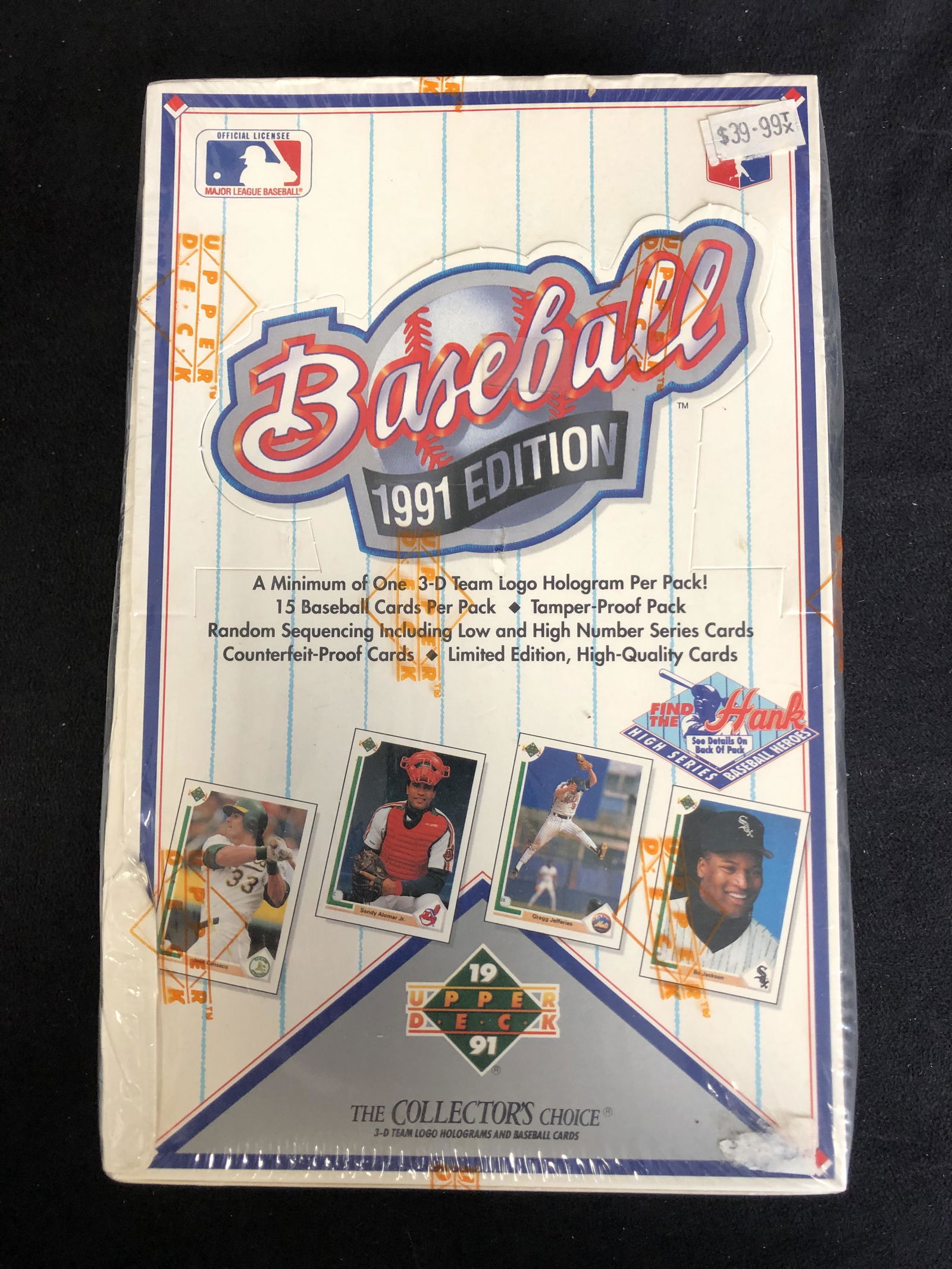 1991 UPPER DECK BASEBALL EDITION BOX (1 of 1)