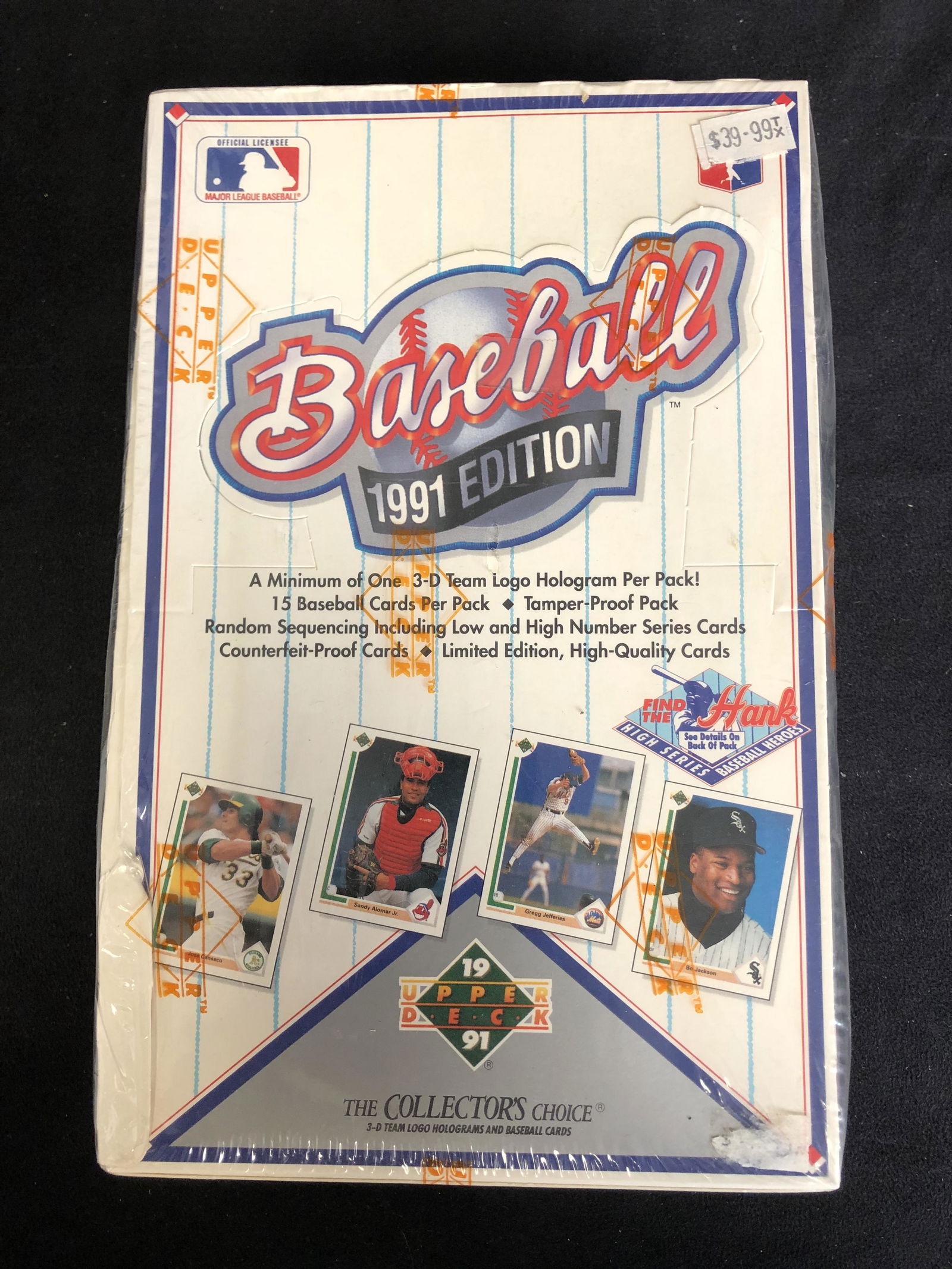 1991 UPPER DECK BASEBALL EDITION BOX (1 of 1)