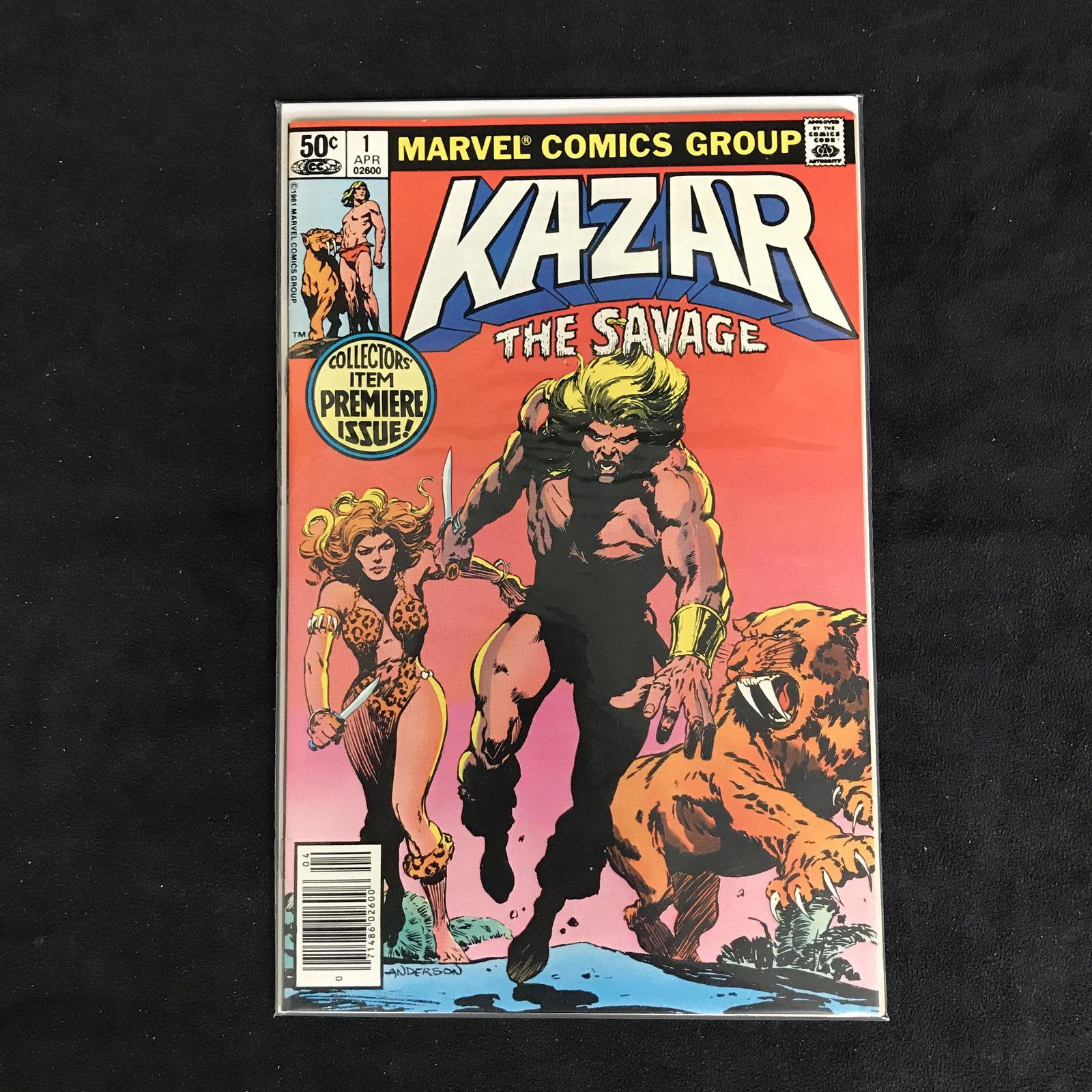 KAZAR The Savage #1 (MARVEL COMICS) (1 of 1)