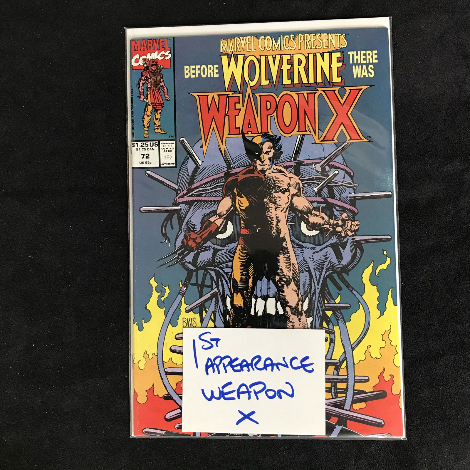 MARVEL COMICS PRESENTS #72 Before Wolverine There Was (1 of 1)