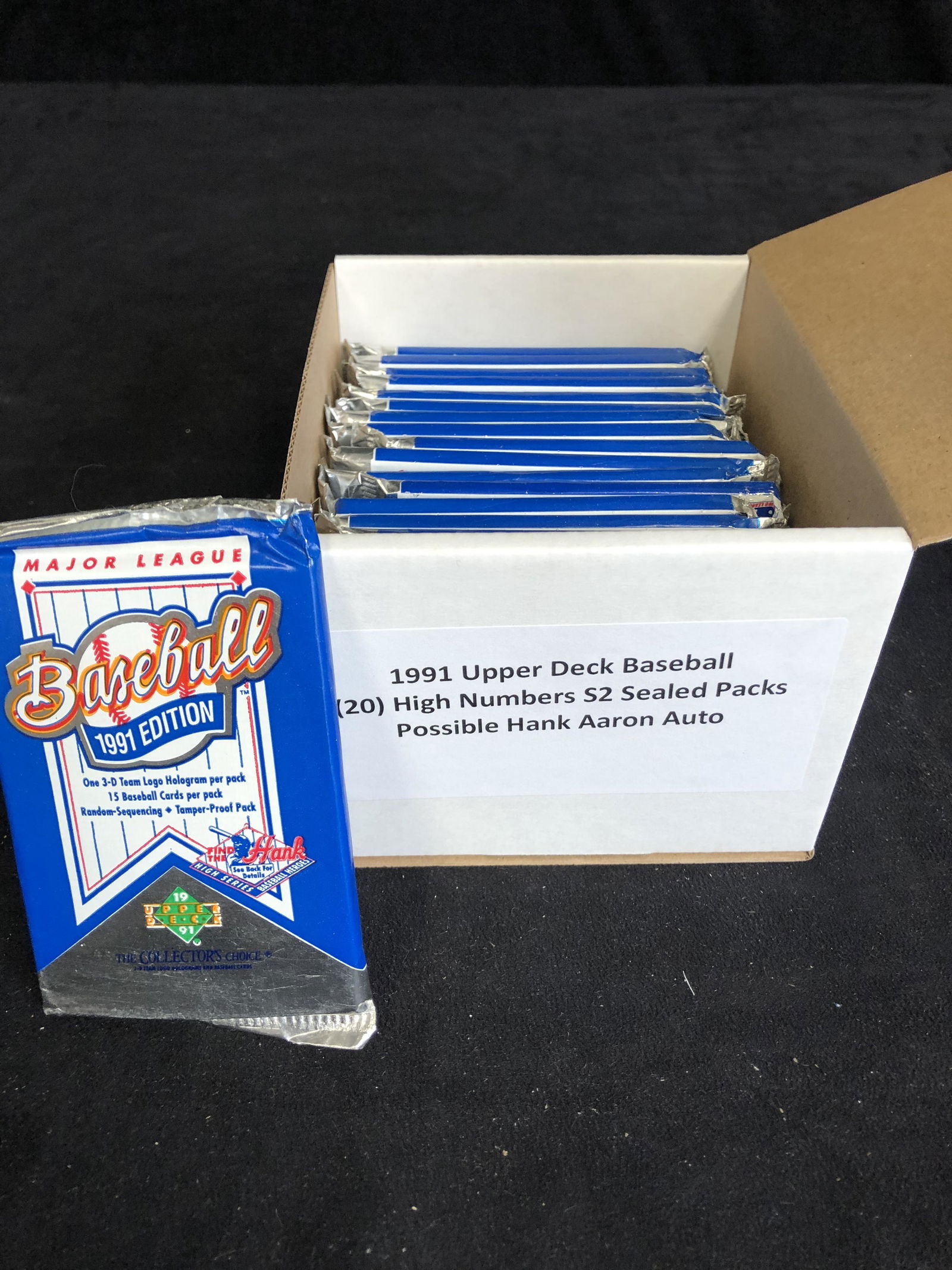 1991 UPPER DECK BASEBALL SEALED CARD PACKS (1 of 1)