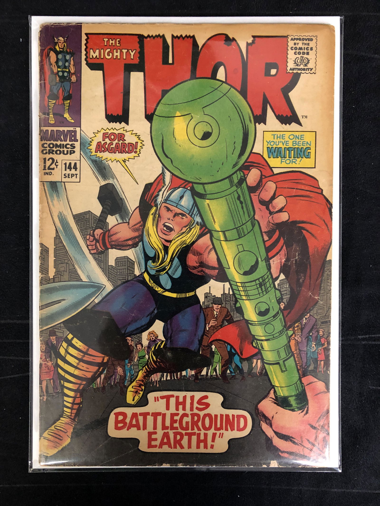 THE MIGHTY THOR #144 (MARVEL COMICS) (1 of 1)