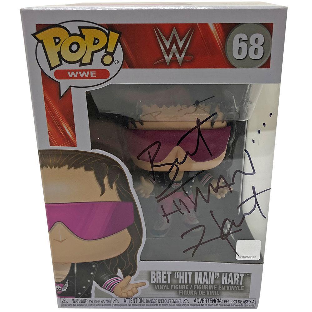 Bret "The Hitman" Hart Autographed Funko Pop! Figure (1 of 1)