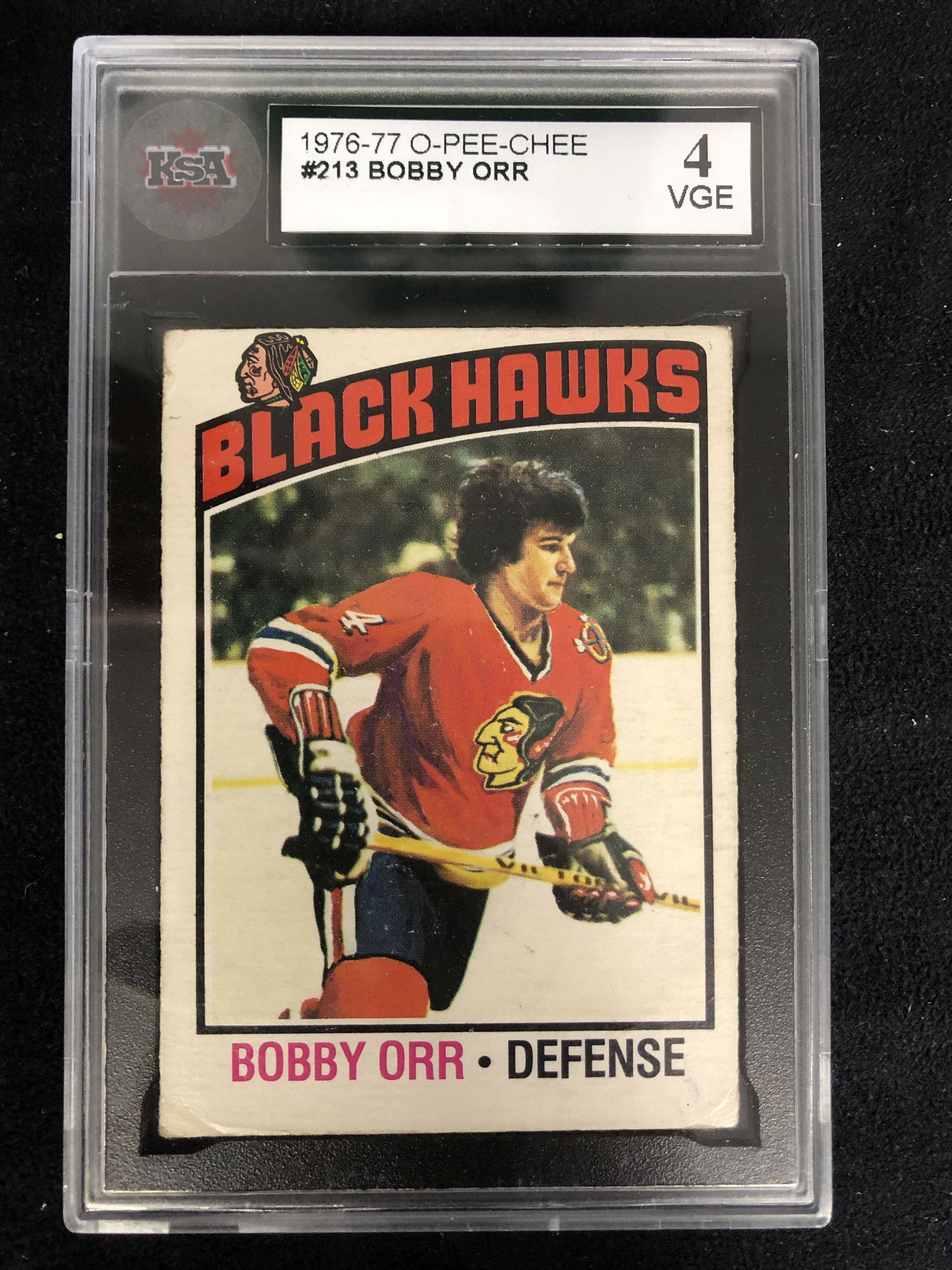 1976-77 O-PEE-CHEE #213 BOBBY ORR (KSA 4) (1 of 1)