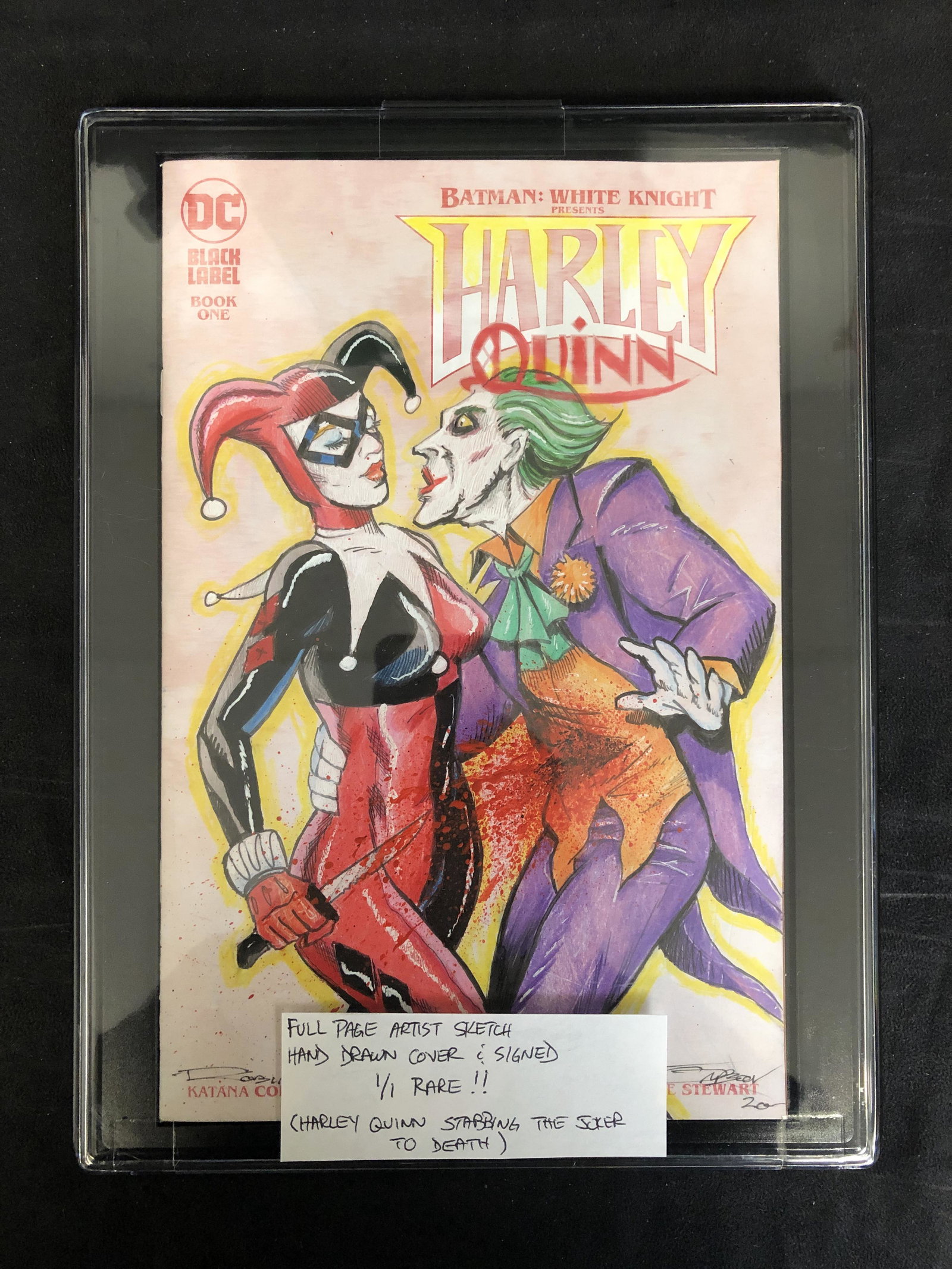 BATMAN: WHITE KNIGHT PRESENTS "HARLEY QUINN" BOOK ONE: BATMAN: WHITE KNIGHT PRESENTS "HARLEY QUINN" BOOK ONE (HARLEY QUINN STABBING THE JOKER TO DEATH)