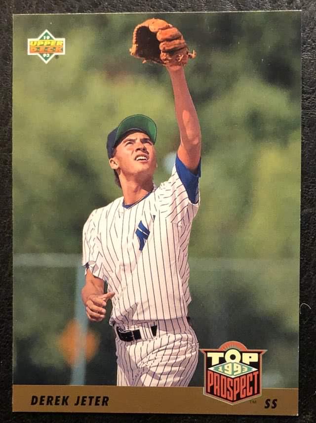 1993 UPPER DECK DEREK #449 DERECK JETER TOP PROSPECT RC (1 of 2)