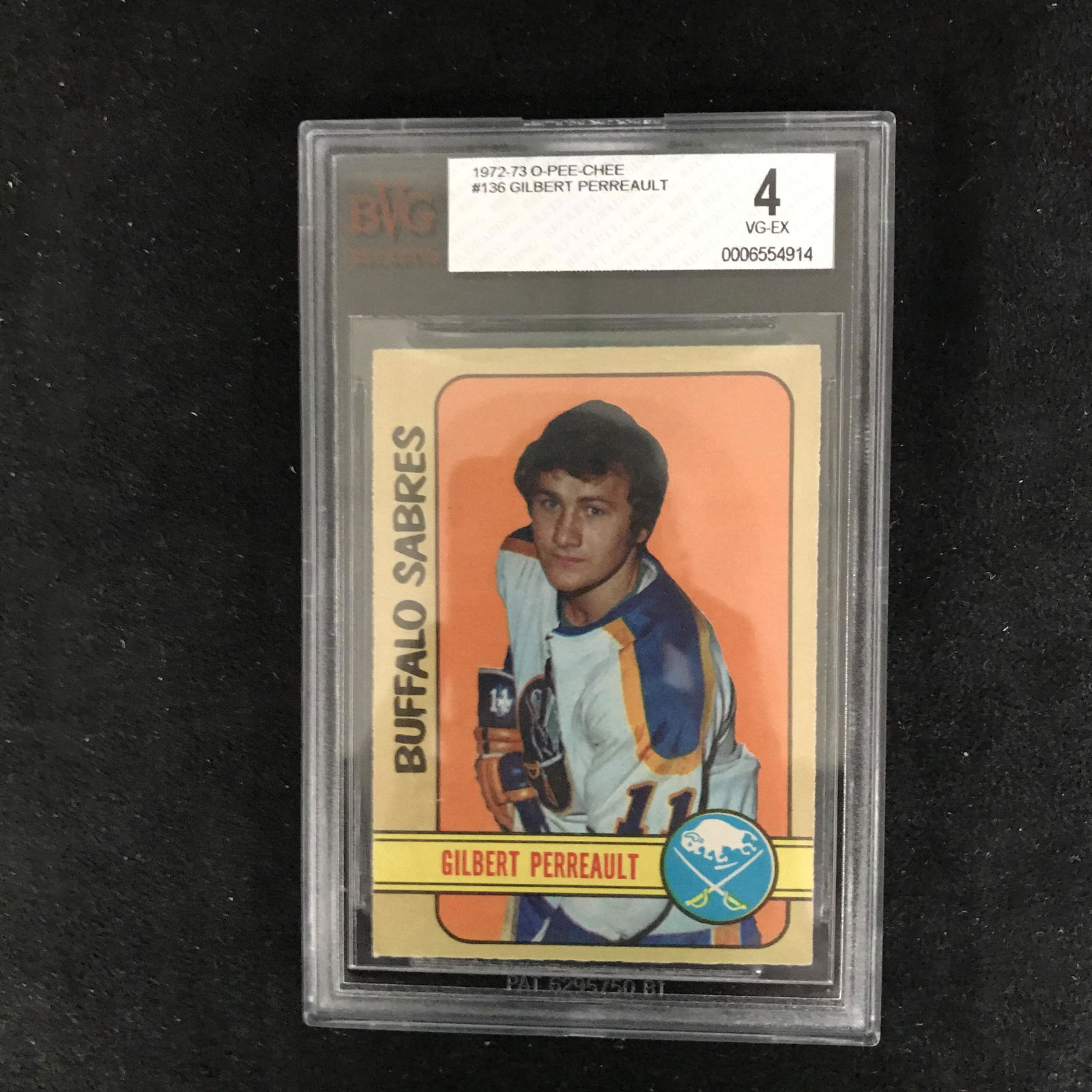 1972-73 O-PEE-CHEE #136 GILBERT PERREAULT (4 VG-EX) (1 of 1)