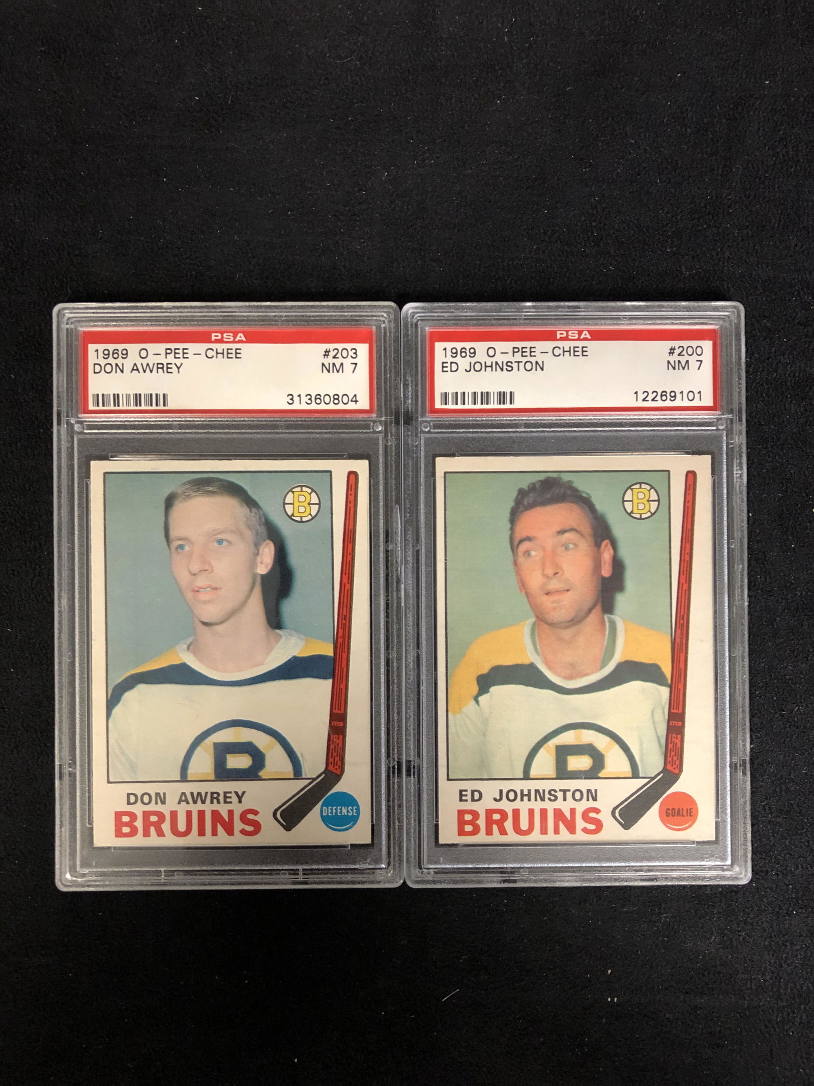 1969 O-PEE-CHEE GRADED HOCKEY CARD LOT (1 of 1)