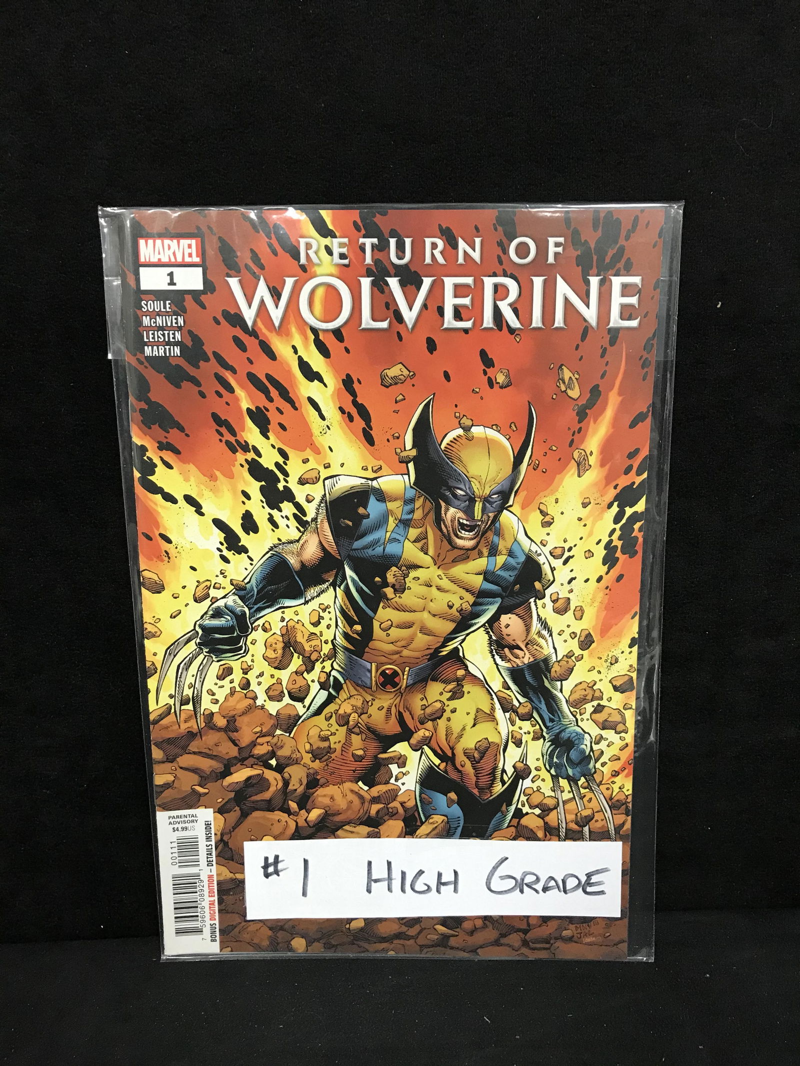 RETURN OF WOLVERINE #1 (MARVEL COMICS) (1 of 1)