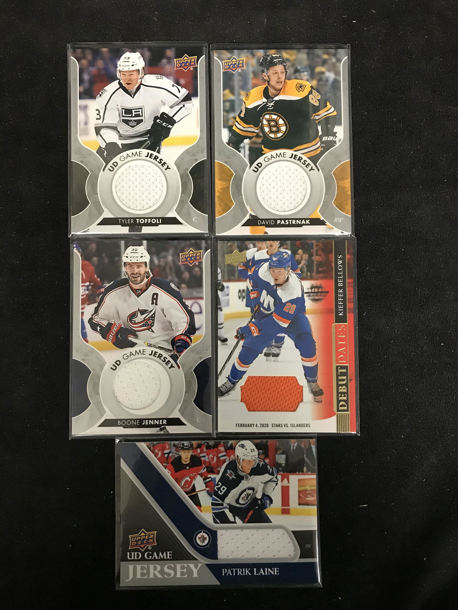 UPPER DECK UD GAME JERSEY HOCKEY CARD LOT (1 of 1)