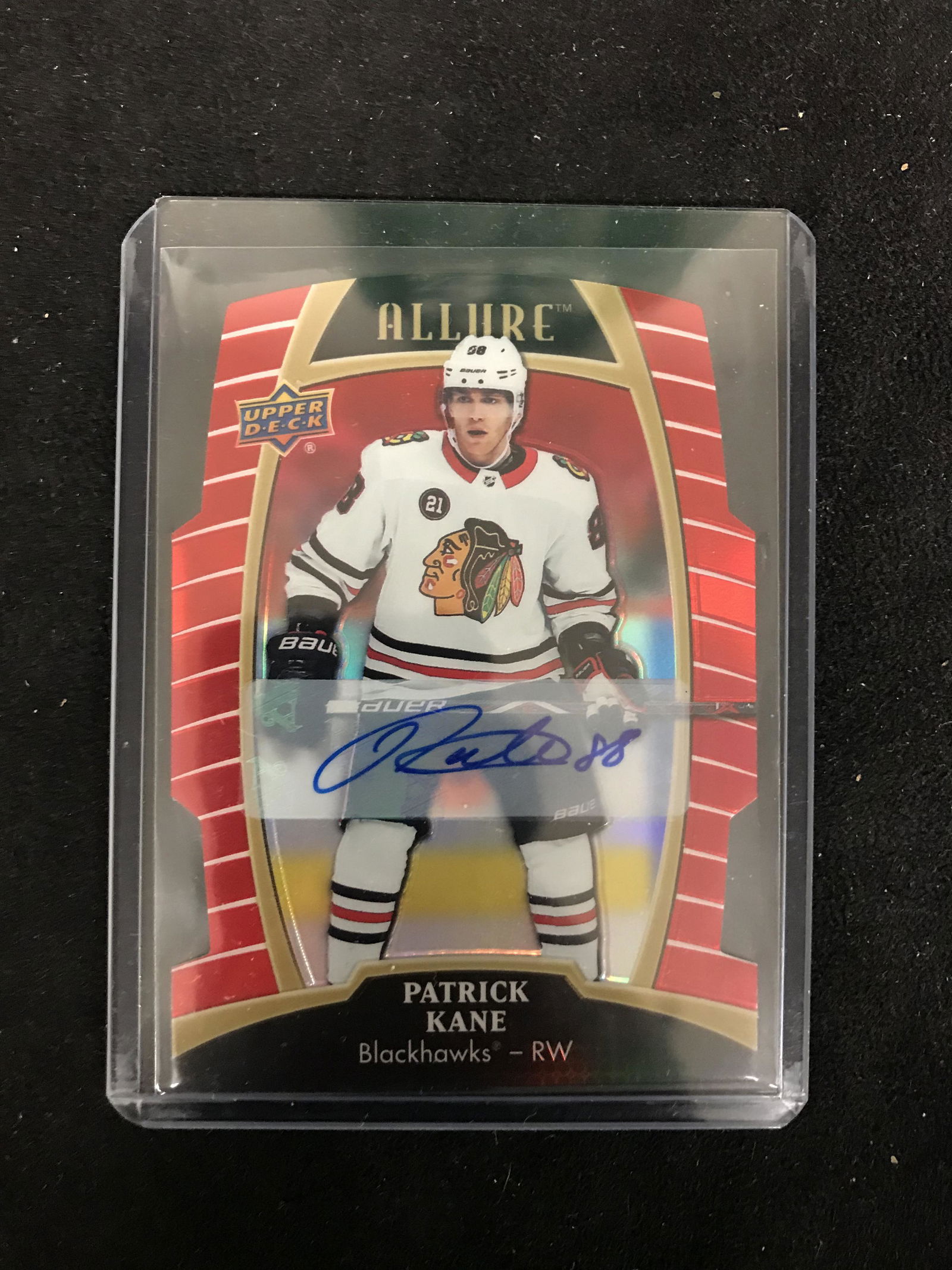 2019-20 Upper Deck Allure Red Rainbow Auto Hockey #55 (1 of 2)