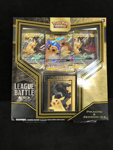 Pokemon Trading Card Game Pikachu & Zekrom GX League Battle Deck 