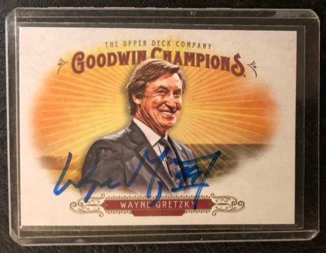 2018-19 UD GOODWIN CHAMPIONS #90 WAYNE GRETZKY AUTOGRAP (1 of 2)