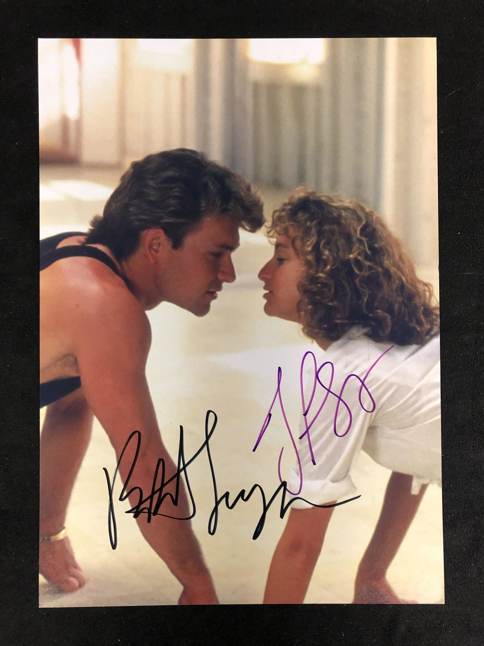 Dirty Dancing Photo signed by Patrick Swayze and Jennif (1 of 3)