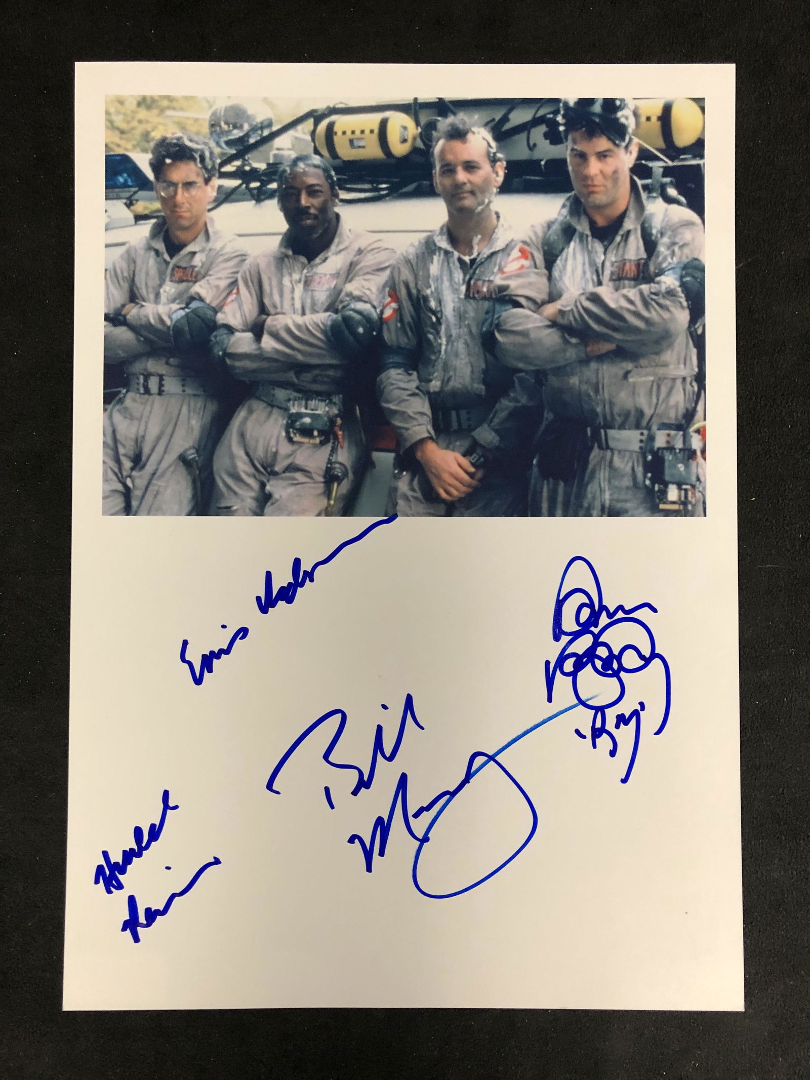 Ghostbusters Signed Photo by Bill Murray, Harold Ramis, (1 of 3)