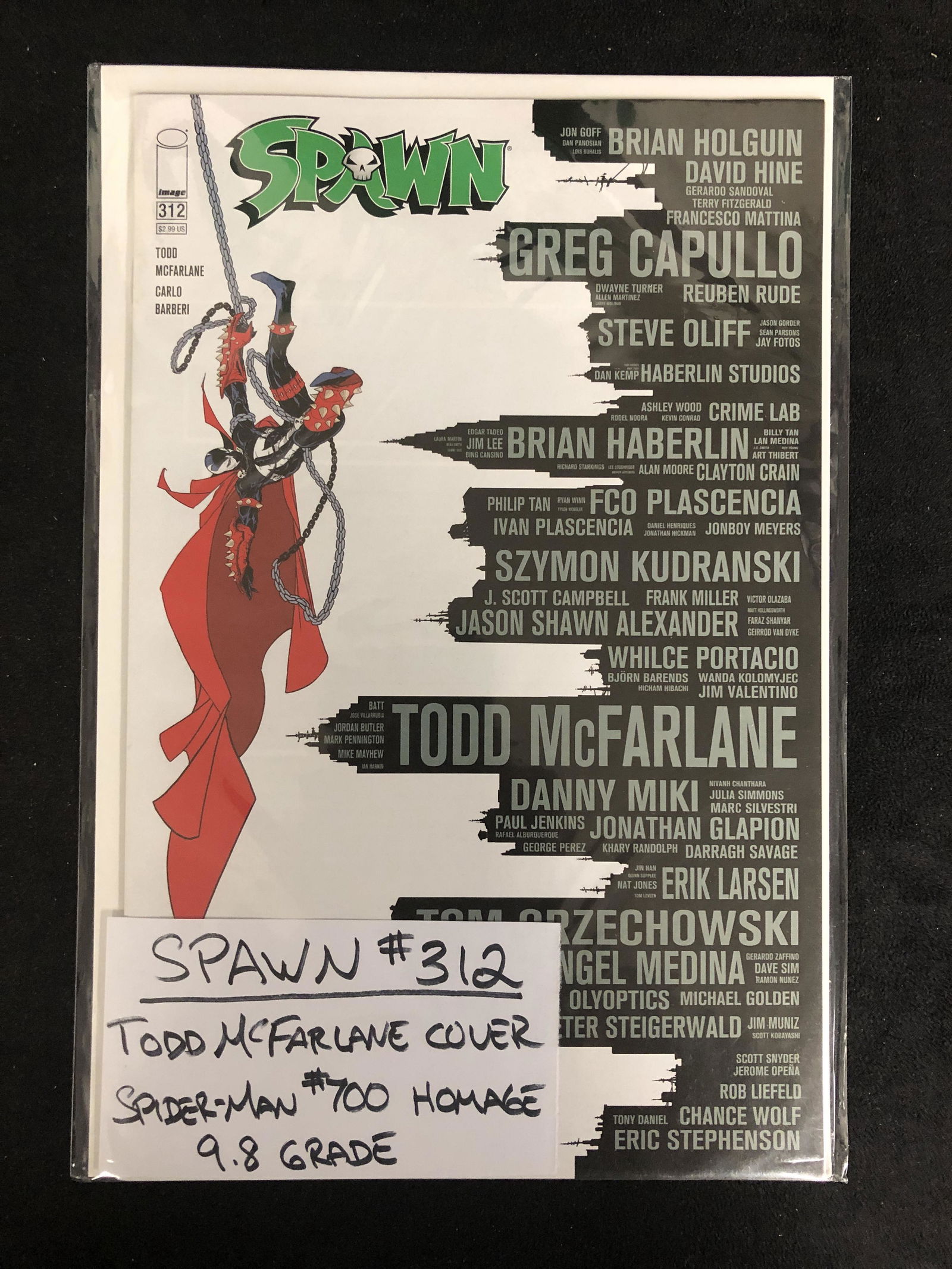 SPAWN #312 (IMAGE COMICS) Todd McFarlane Cover (1 of 1)