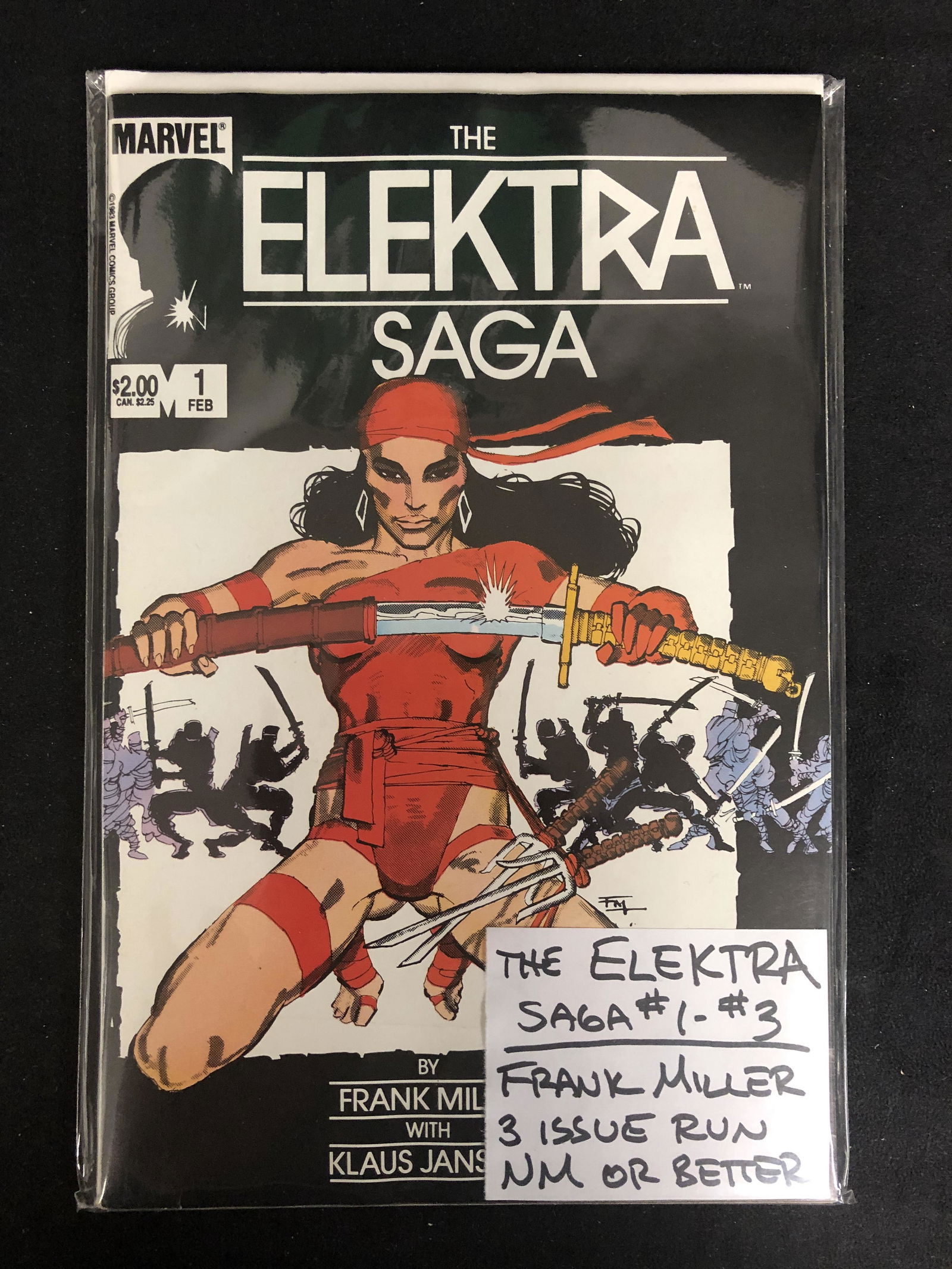 THE ELEKTRA SAGA #1-3 (MARVEL COMICS) (1 of 1)