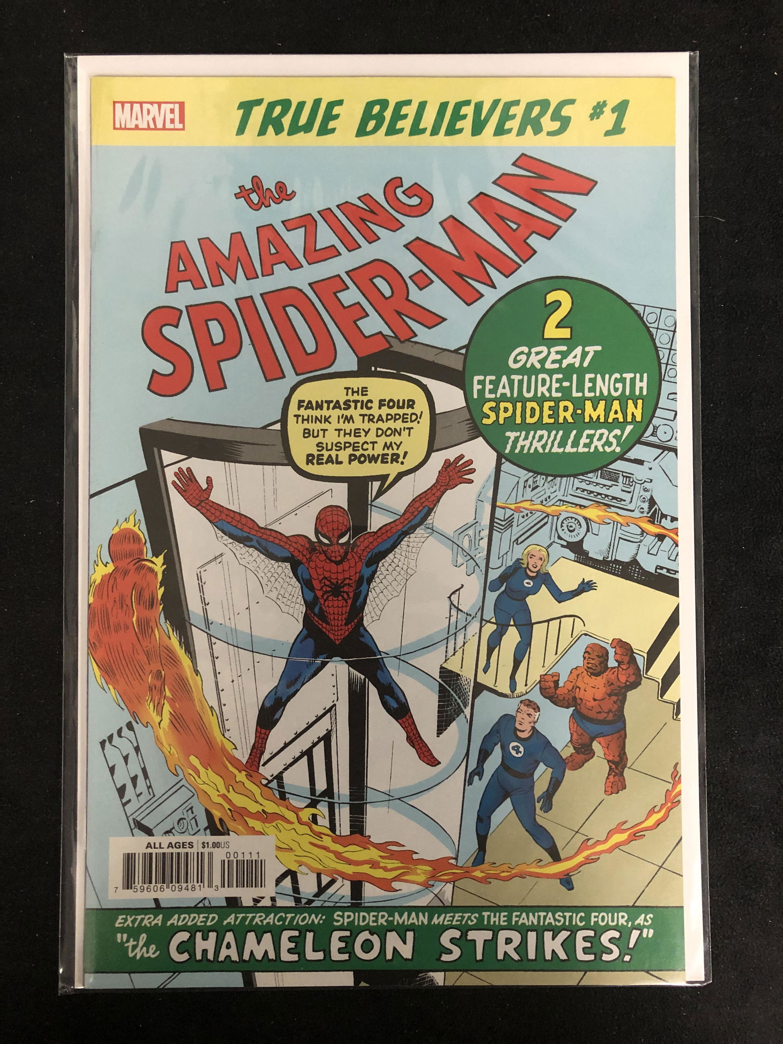 TRUE BELIEVERS #1 The AMAZING SPIDER-MAN (MARVEL (1 of 1)