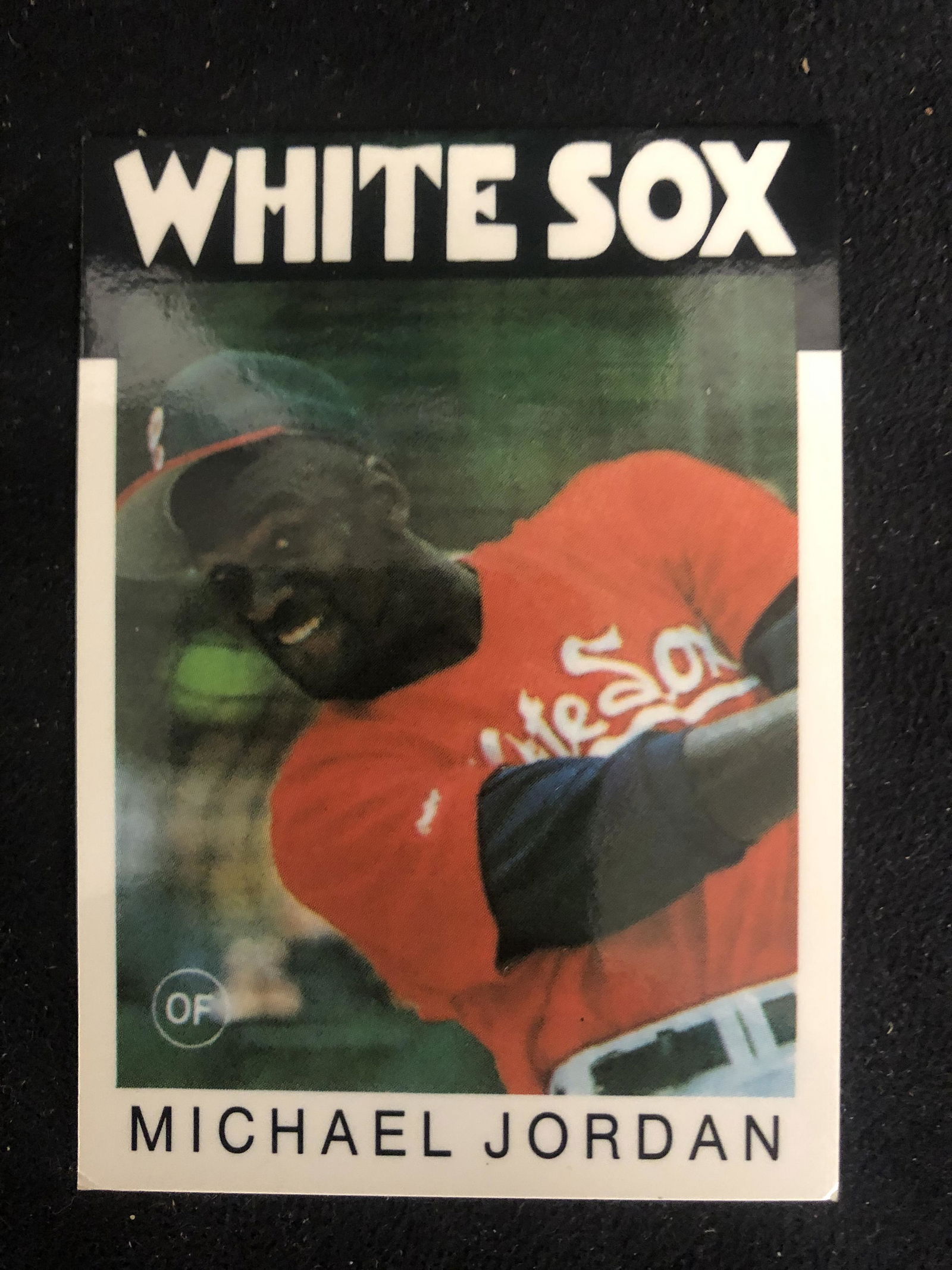 1991 Promo Michael Jordan WHITE SOX Baseball Card (1 of 2)
