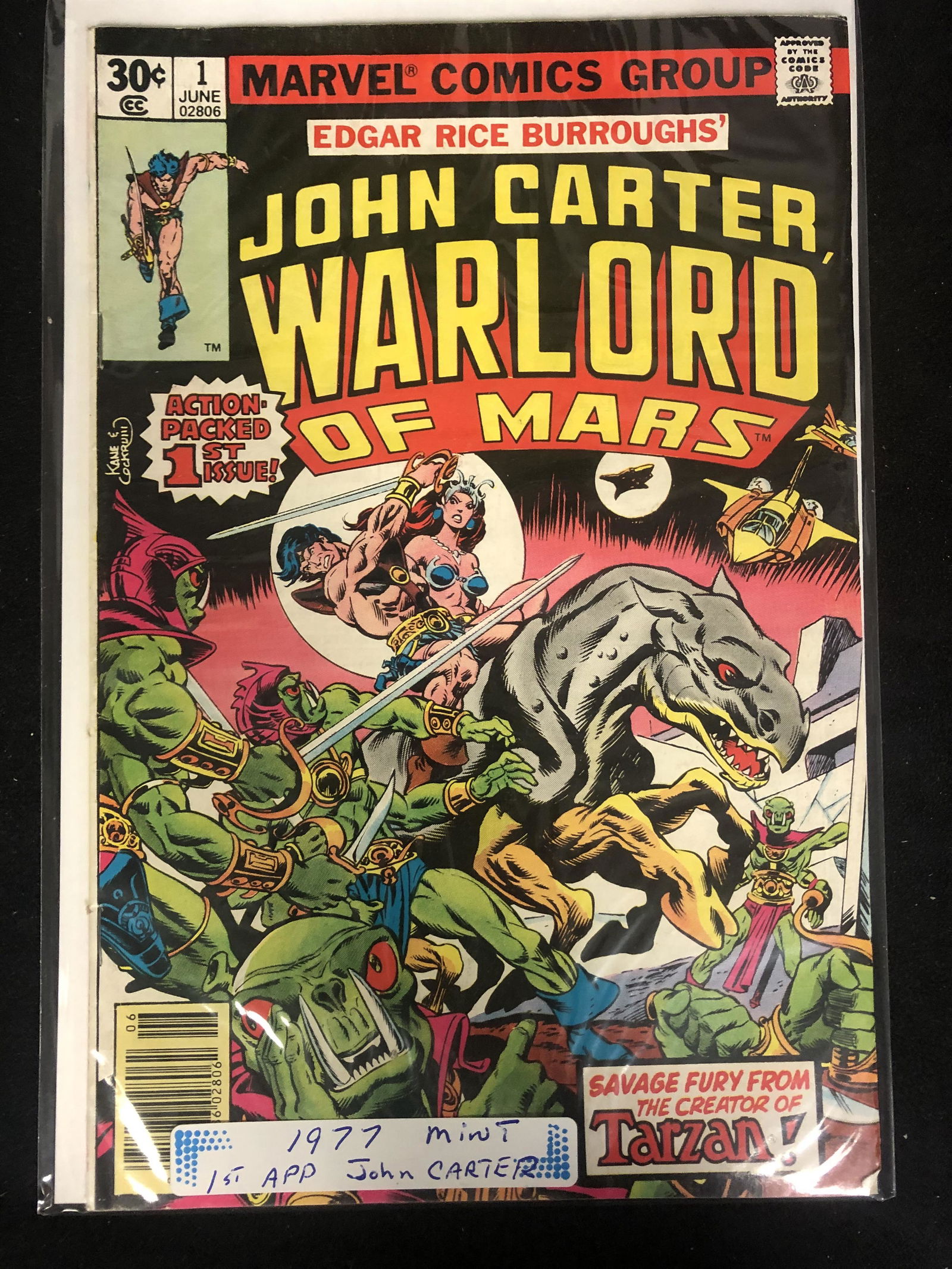JOHN CARTER WARLORD OF MARS #1 (MARVEL COMICS) (1 of 1)
