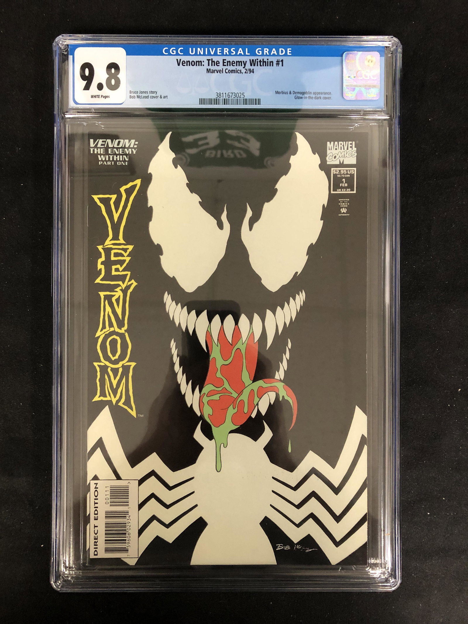 VENOM: THE ENEMY WITHIN #1 CGC GRADE 9.8 (MARVEL (1 of 1)