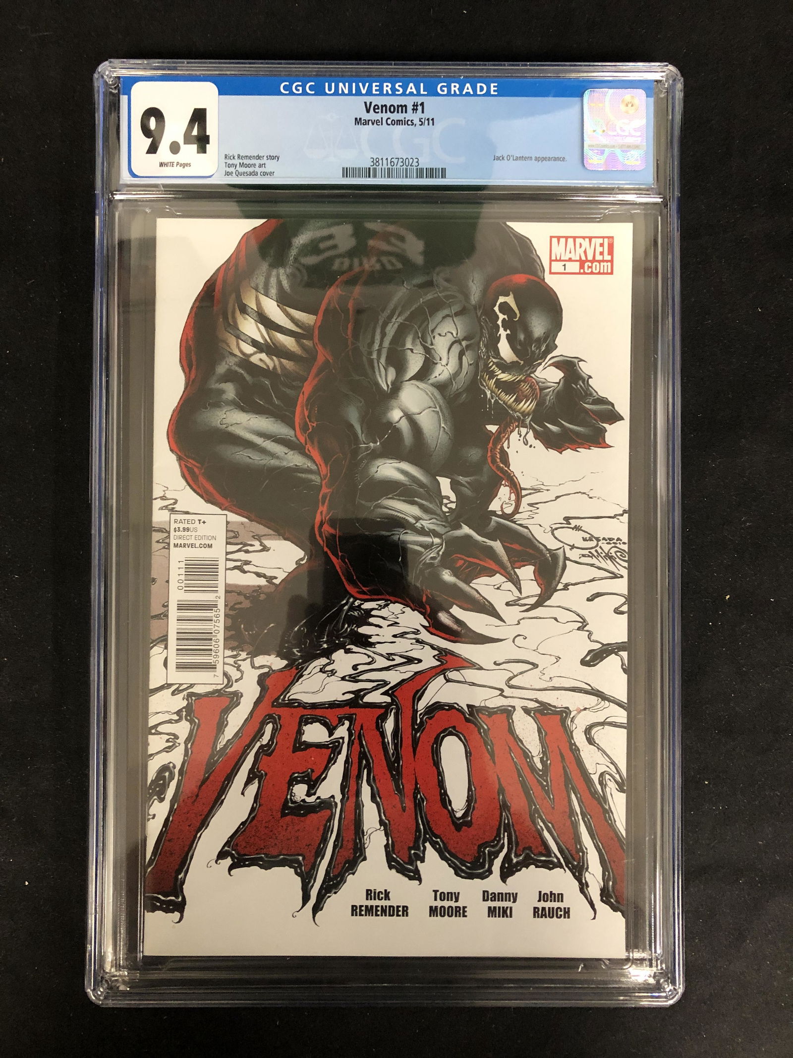 VENOM #1 CGC GRADE 9.4 (MARVEL COMICS) 2011 (1 of 1)