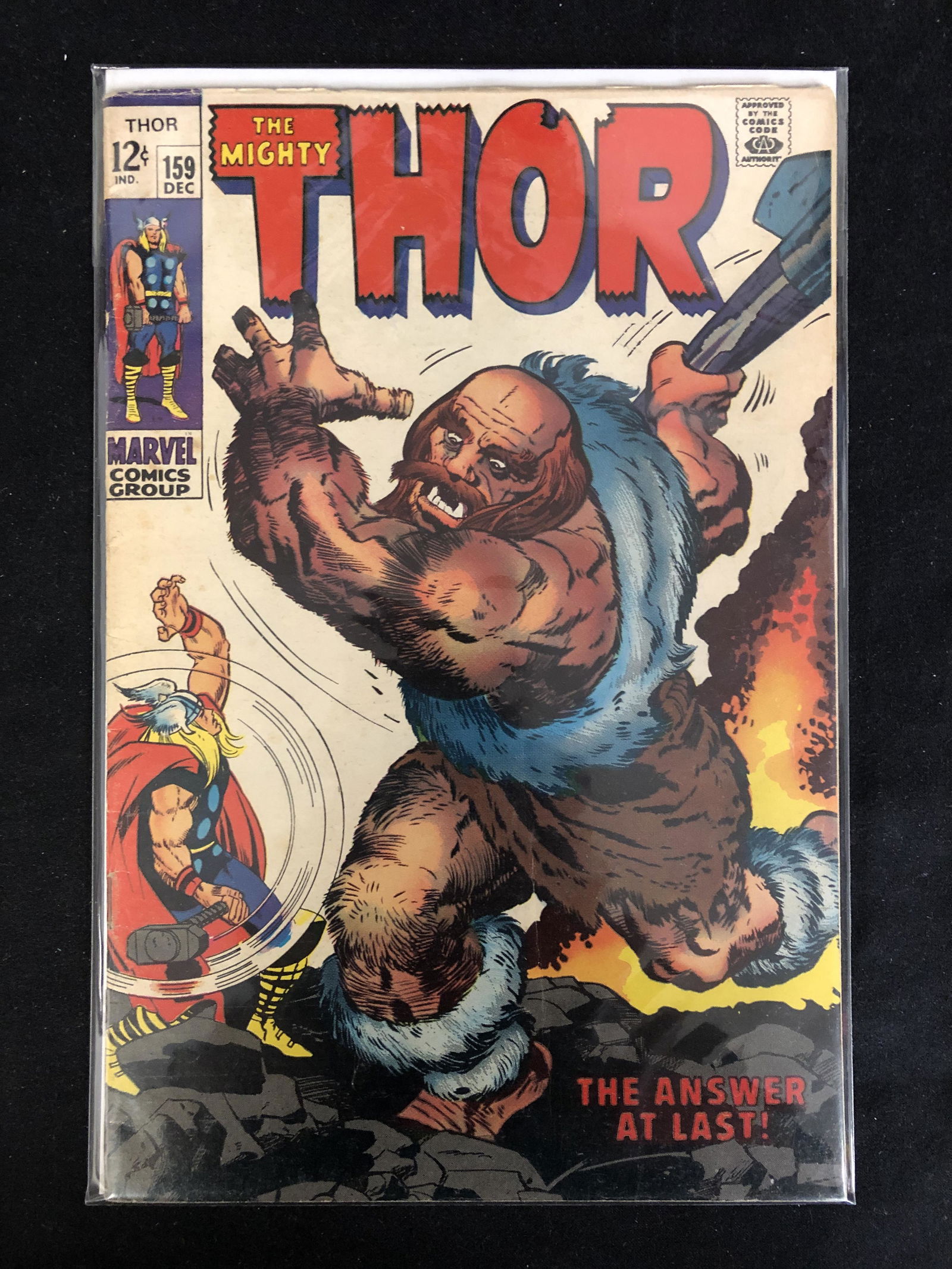 THE MIGHTY THOR #159 (MARVEL COMICS) (1 of 1)