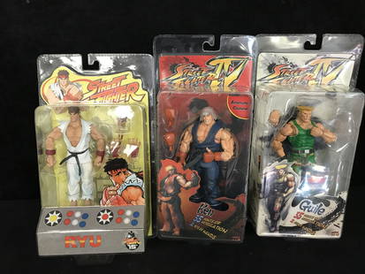 STREET FIGHTER ACTION FIGURE LOT: STREET FIGHTER ACTION FIGURE LOT