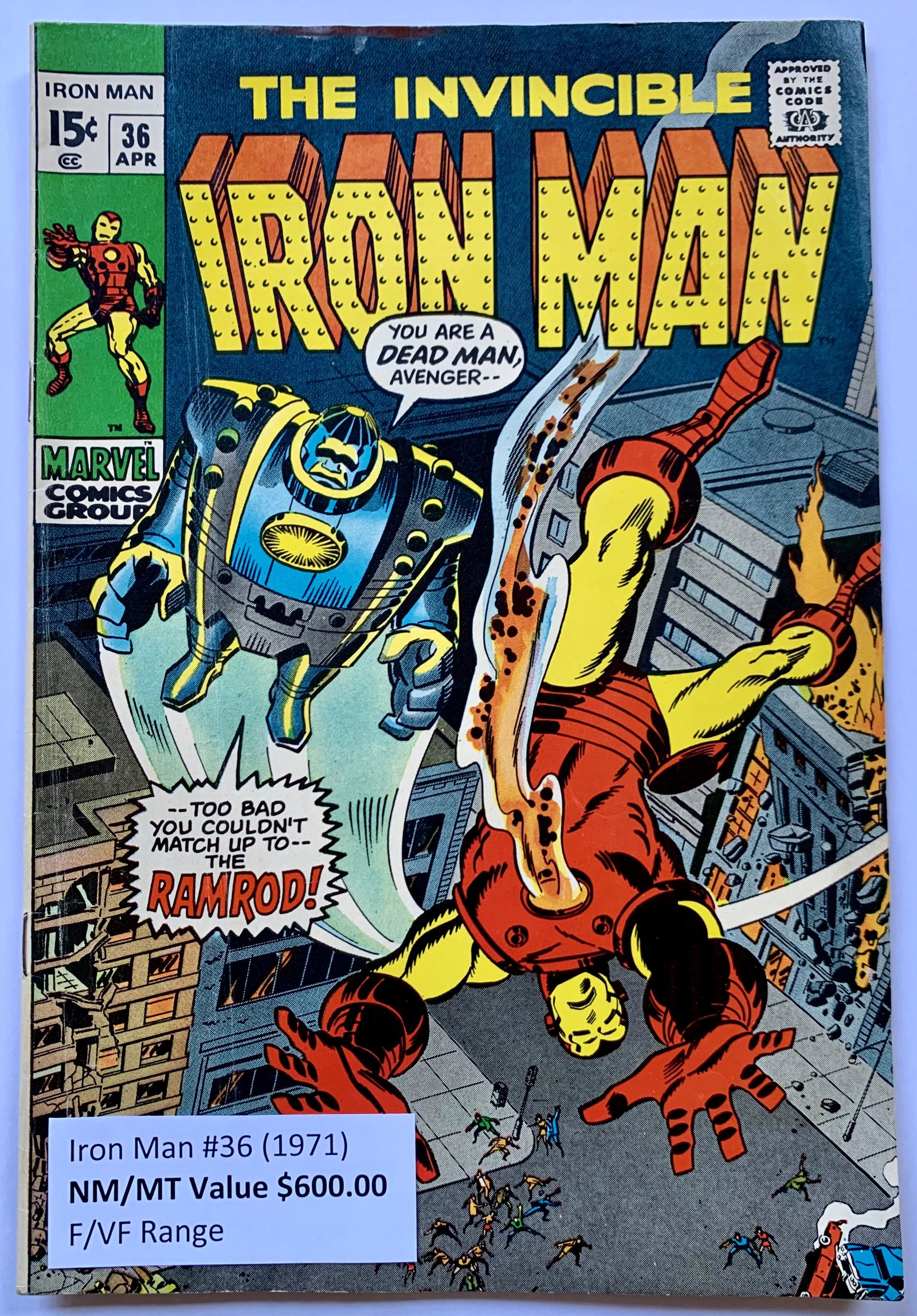 THE INVINCIBLE IRON MAN #36 (MARVEL COMICS) (1 of 1)