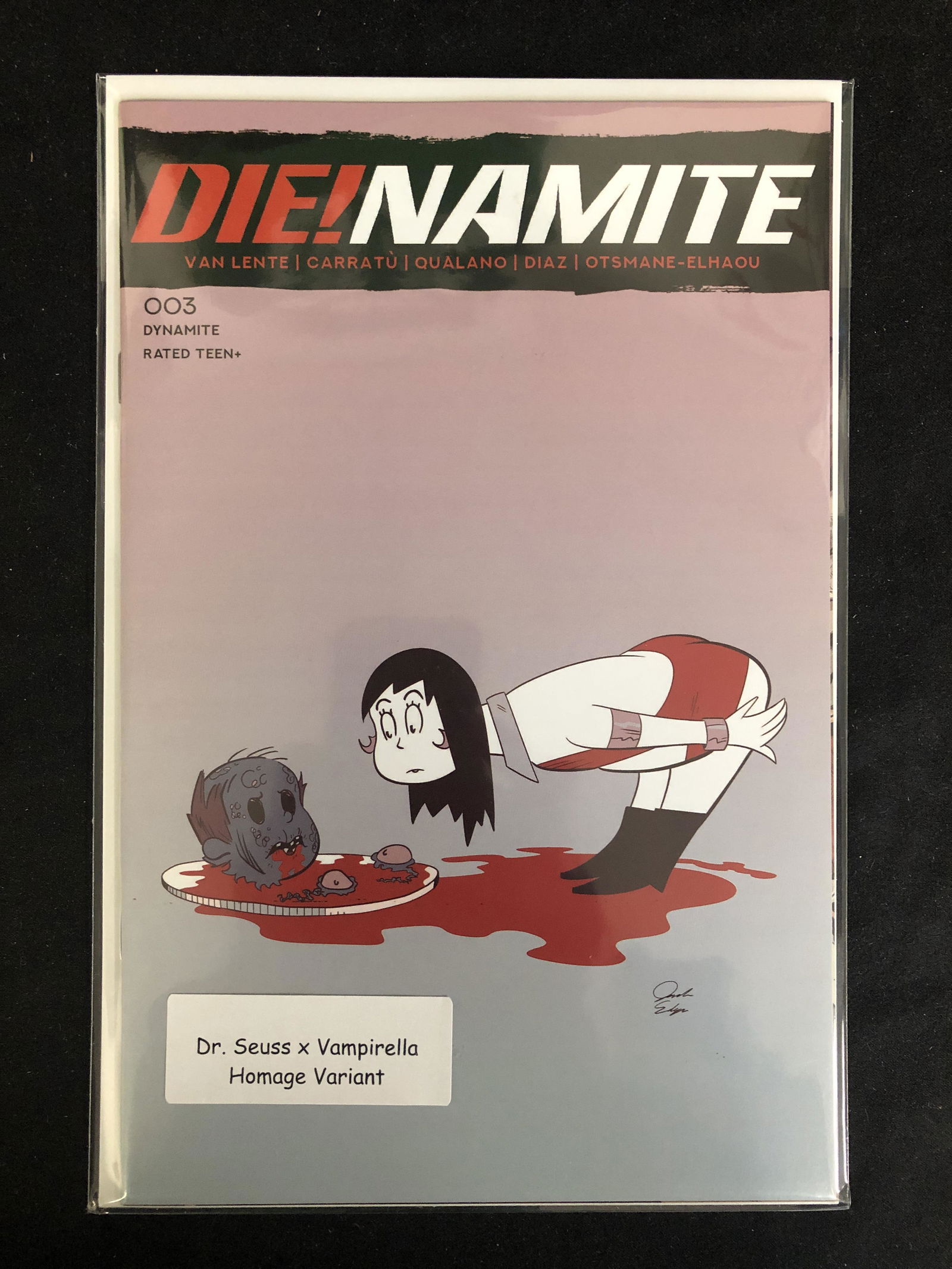 DIE!NAMITE #003 (DR. SEUSS X VAMPIRELLA HOMAGE VARIANT) (1 of 1)