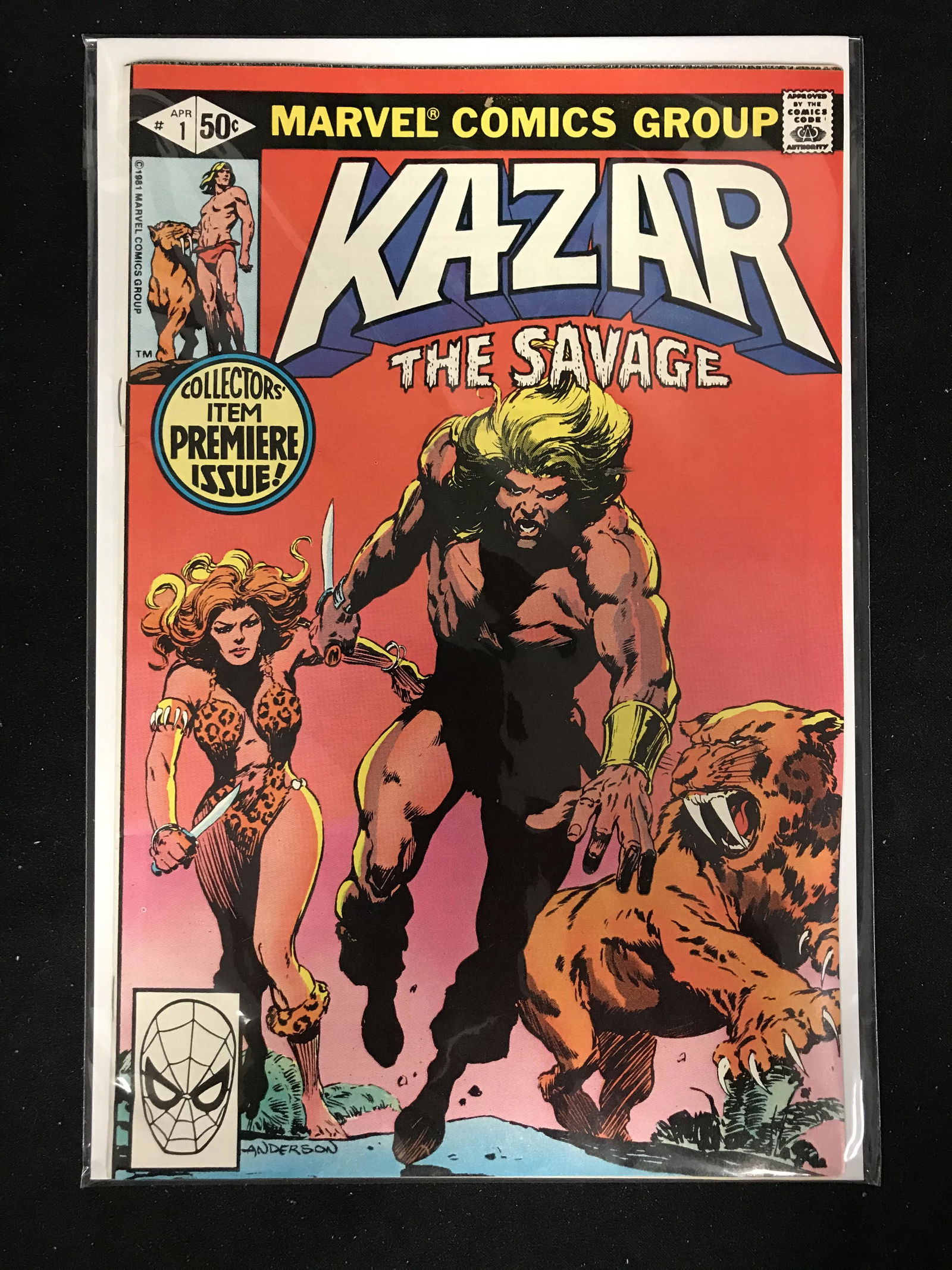 KAZAR The Savage #1 (MARVEL COMICS) (1 of 1)