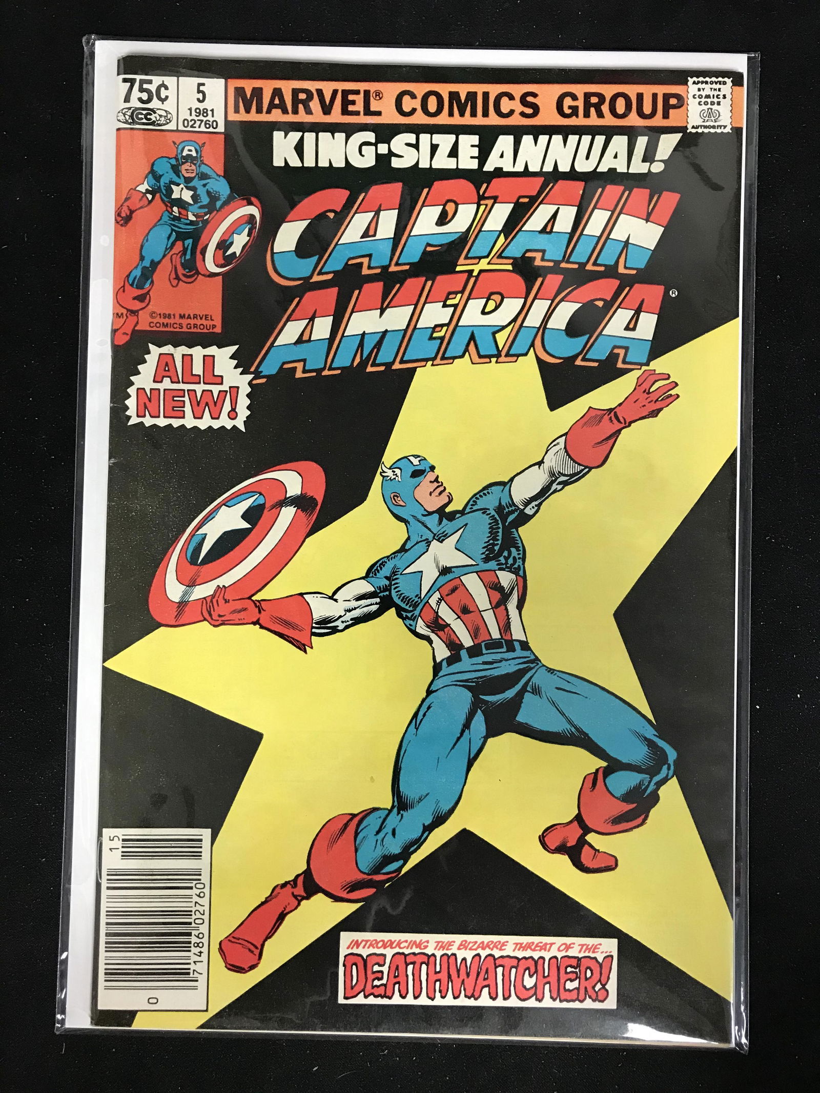CAPTAIN AMERICA #5 (MARVEL COMICS) King-Size Annual! (1 of 1)