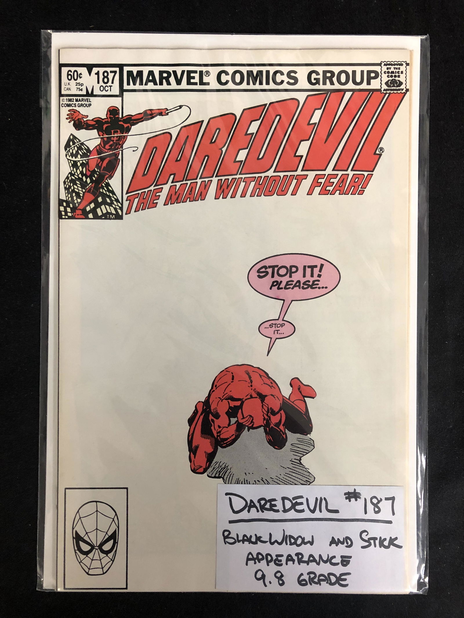 DAREDEVIL #187 (MARVEL COMICS) (1 of 1)