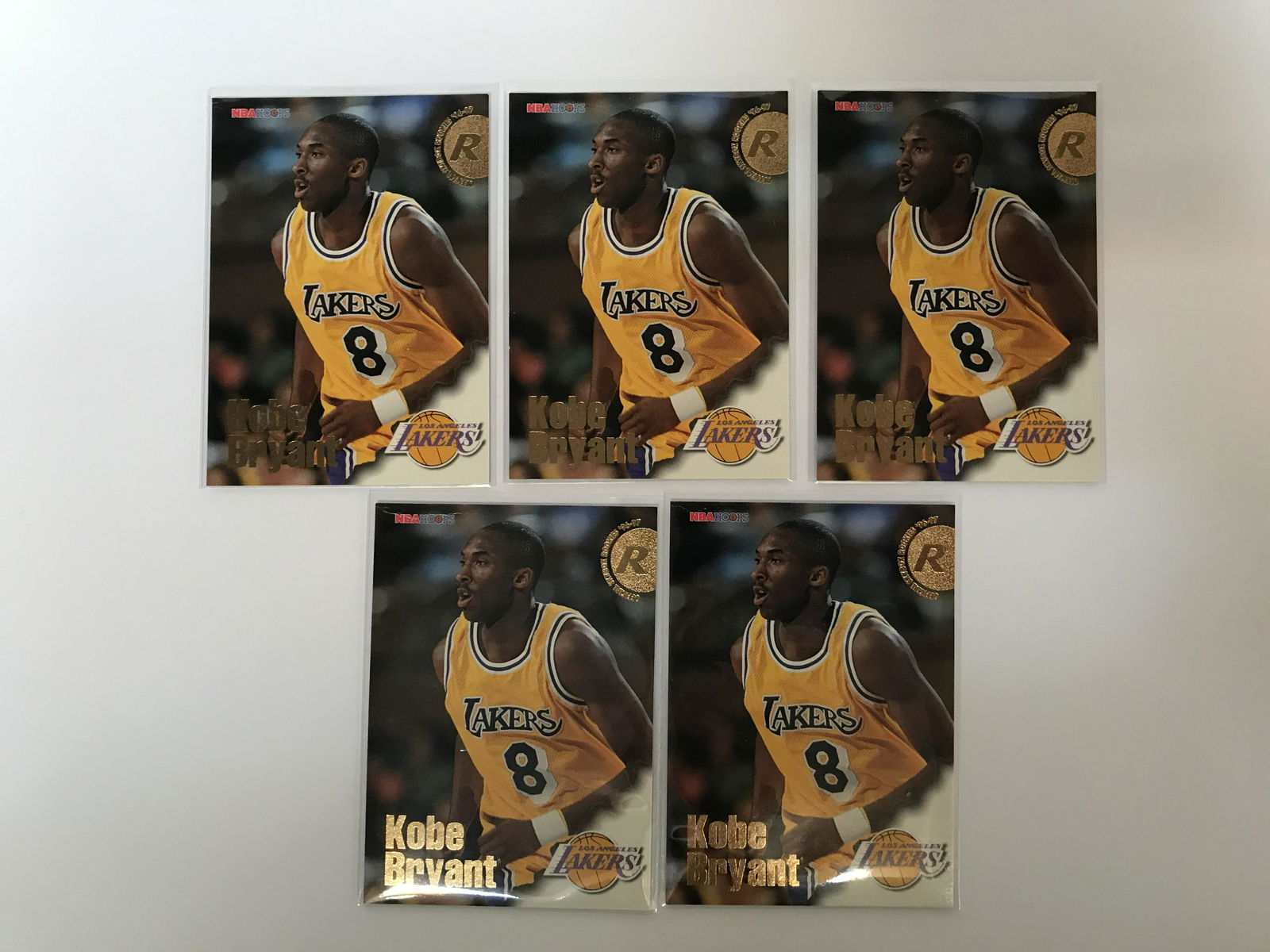 1996-97 NBA HOOPS KOBE BRYANT RC (X5) (1 of 1)