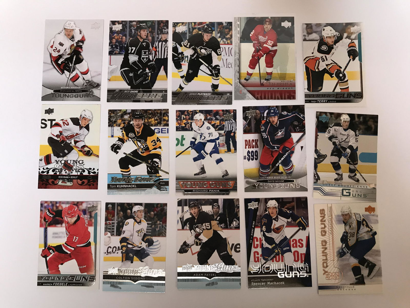 UPPER DECK HOCKEY YOUNG GUNS CARD LOT (1 of 1)