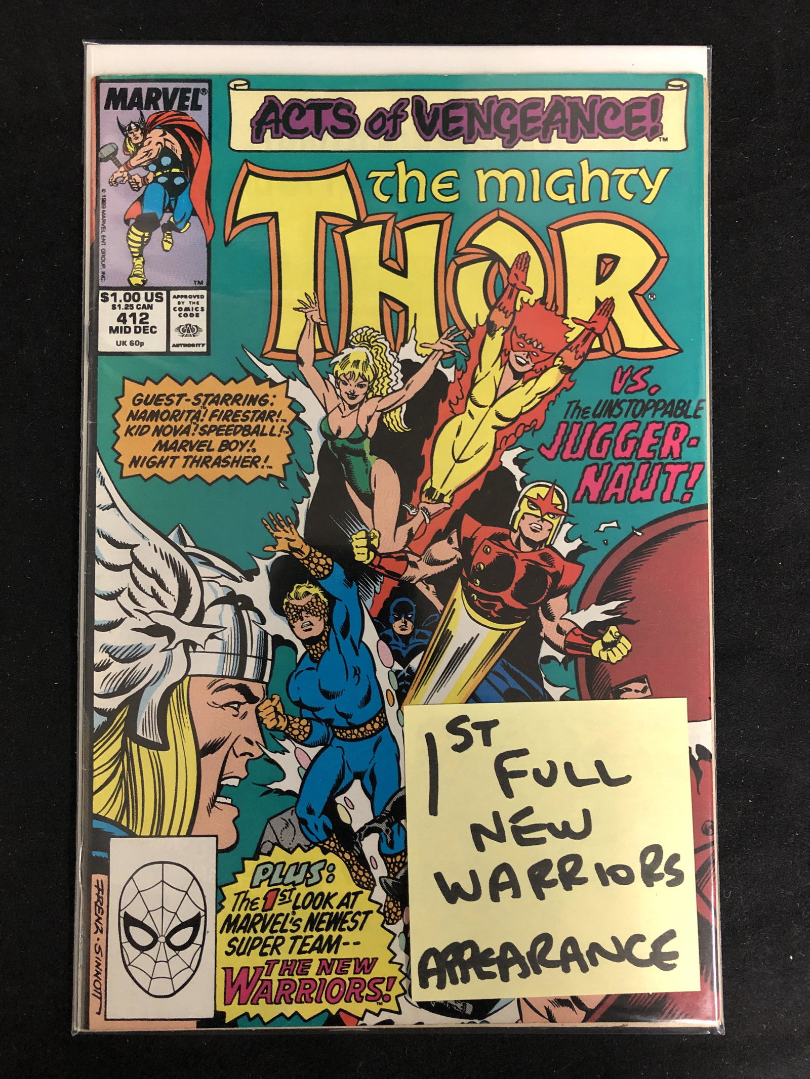THE MIGHTY THOR #412 (MARVEL COMCIS) (1 of 1)