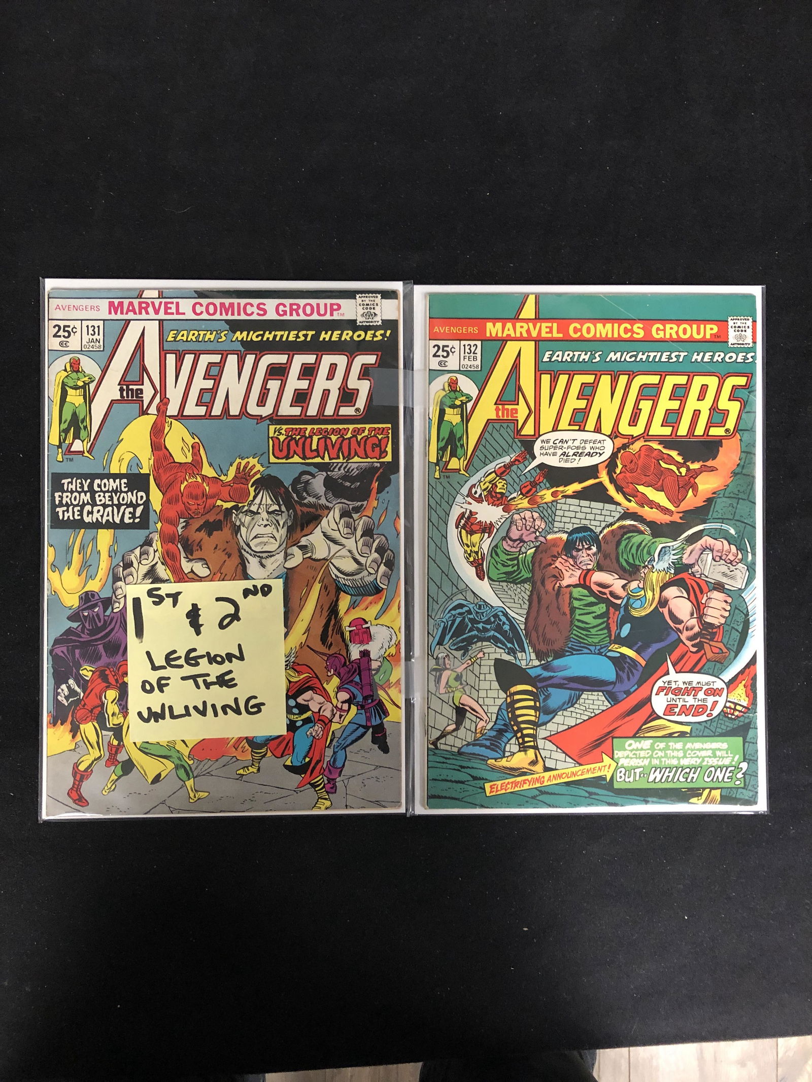 THE AVENGERS #131-132 (MARVEL COMICS) (1 of 1)