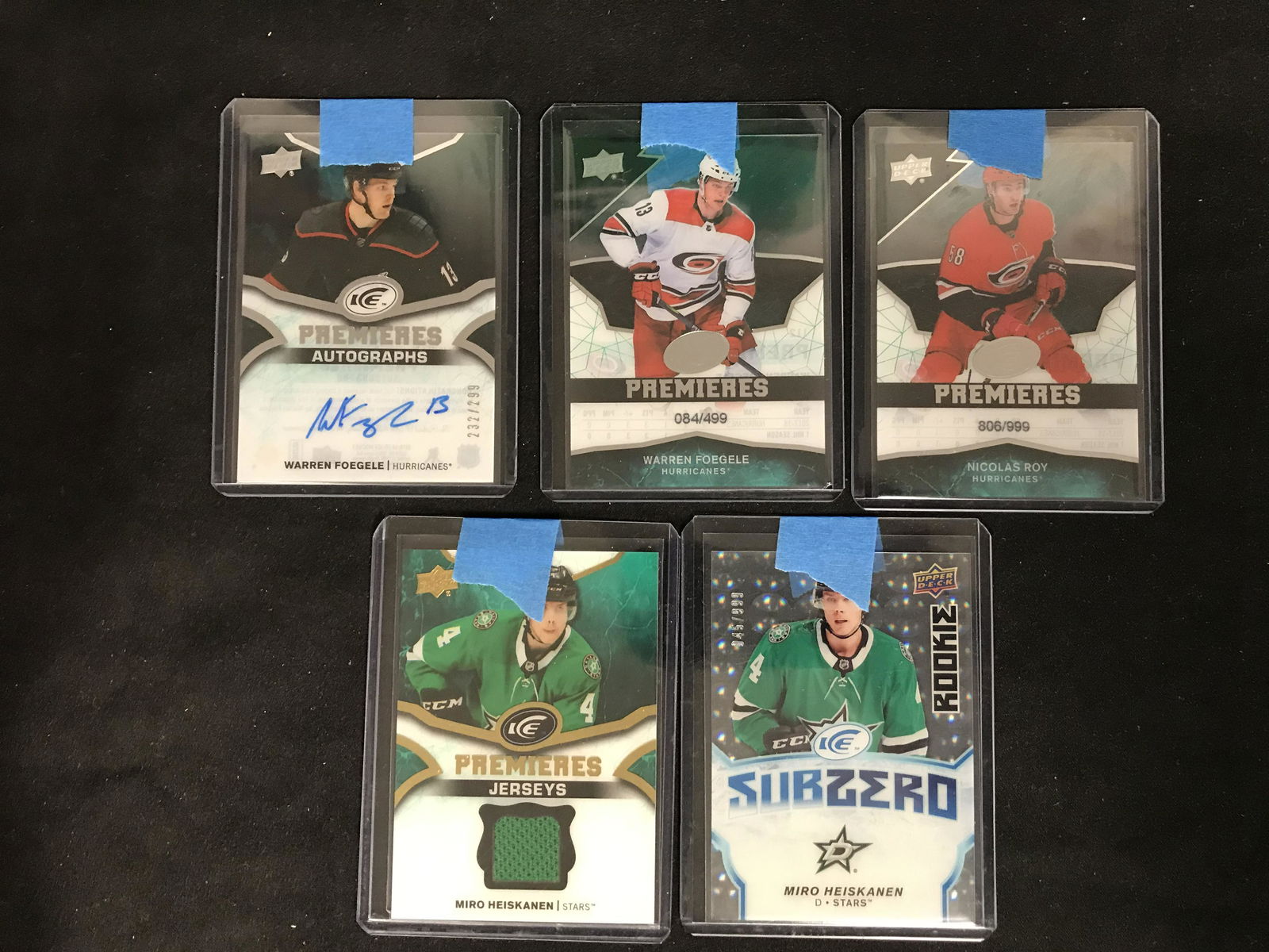 UPPER DECK HOCKEY PREMIERES CARD LOT (1 of 1)