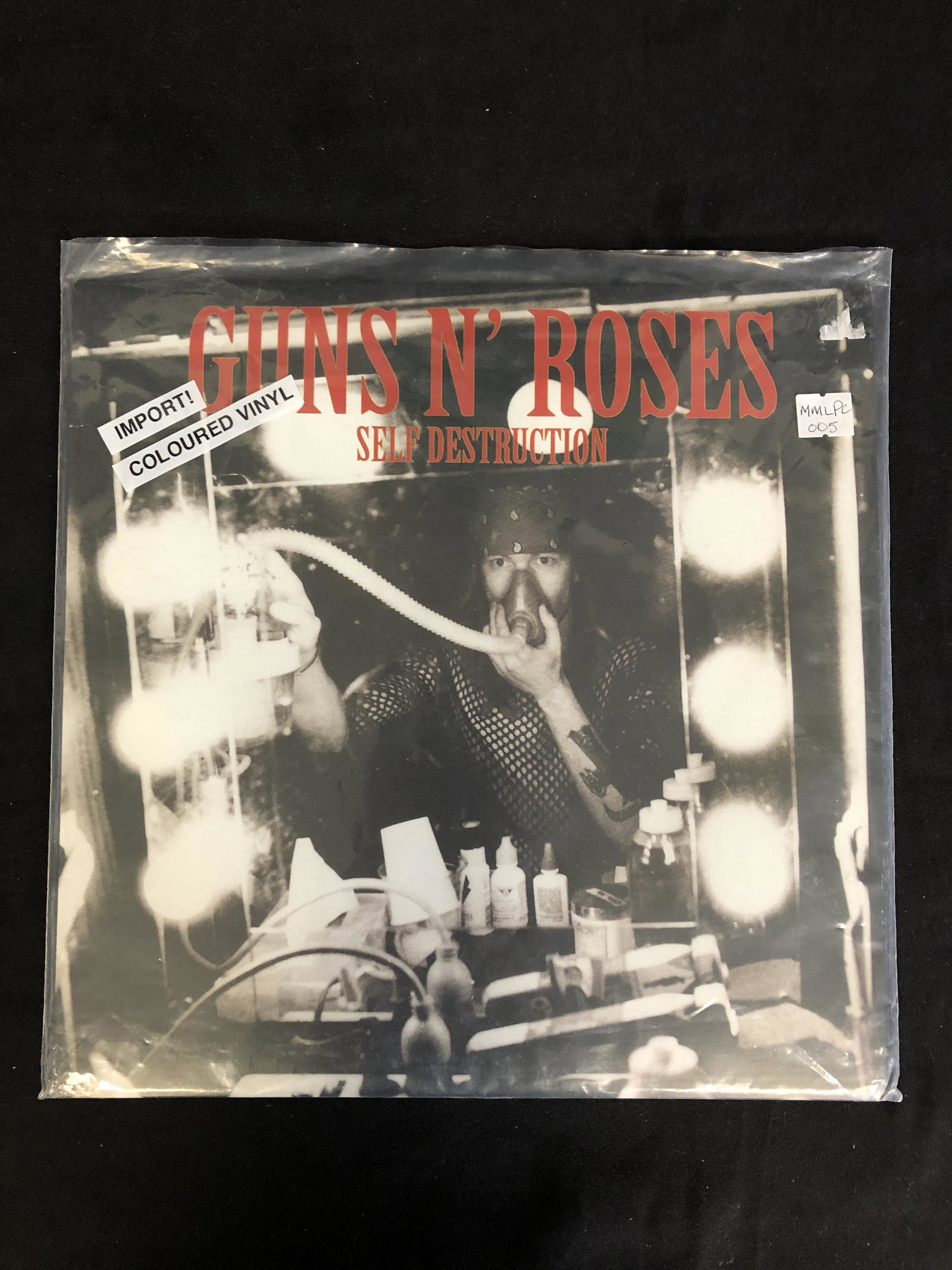 GUNS & ROSES "SELF DESTRUCTION" 2 LP'S: GUNS & ROSES "SELF DESTRUCTION" 2 LP'S