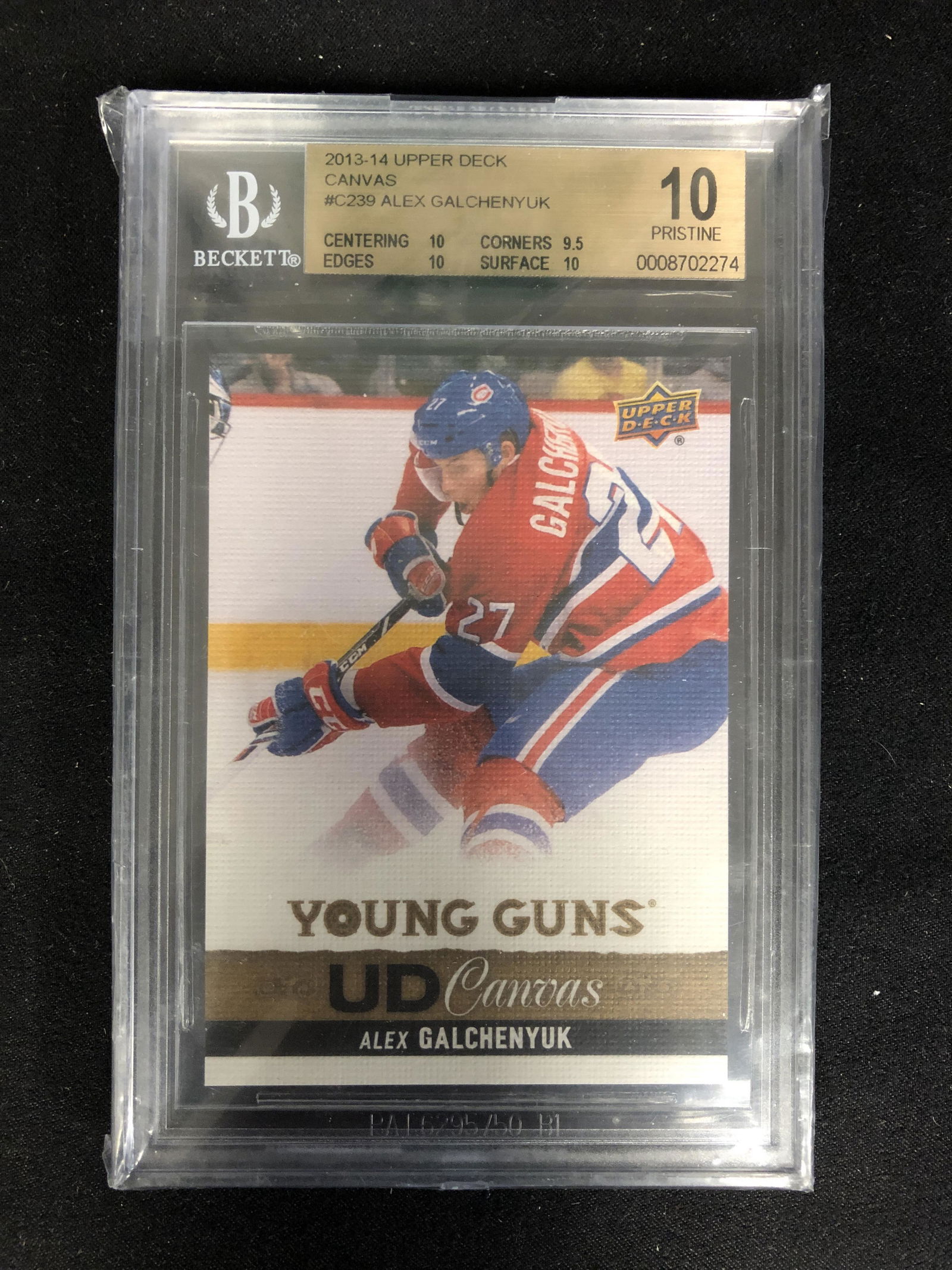 2013-14 UPPER DECK CANVAS #C239 ALEX GALCHENYUK YOUNG (1 of 2)