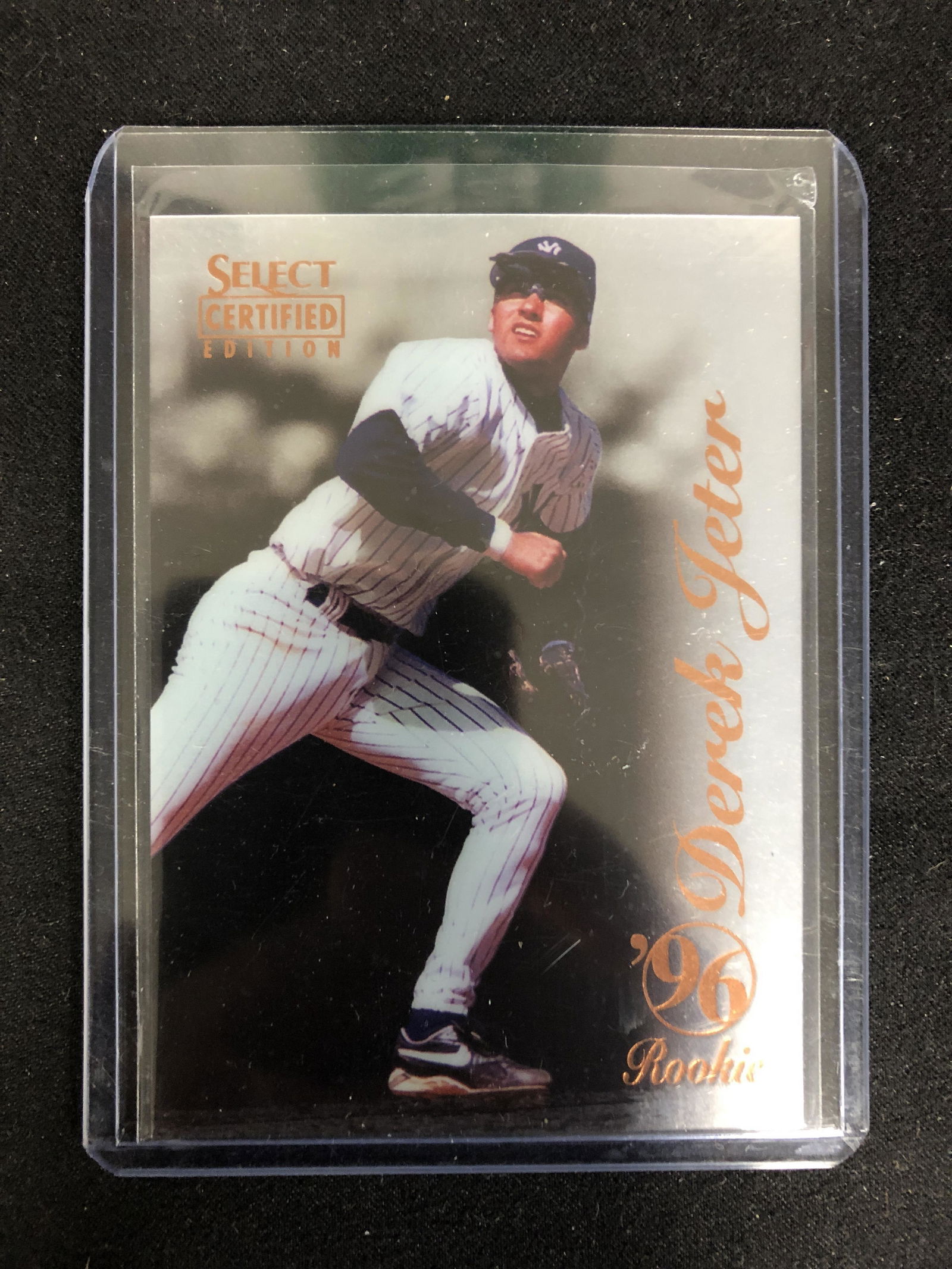1996 PINNACLE SELECT CERTIFIED EDITION #100 DEREK JETER (1 of 2)
