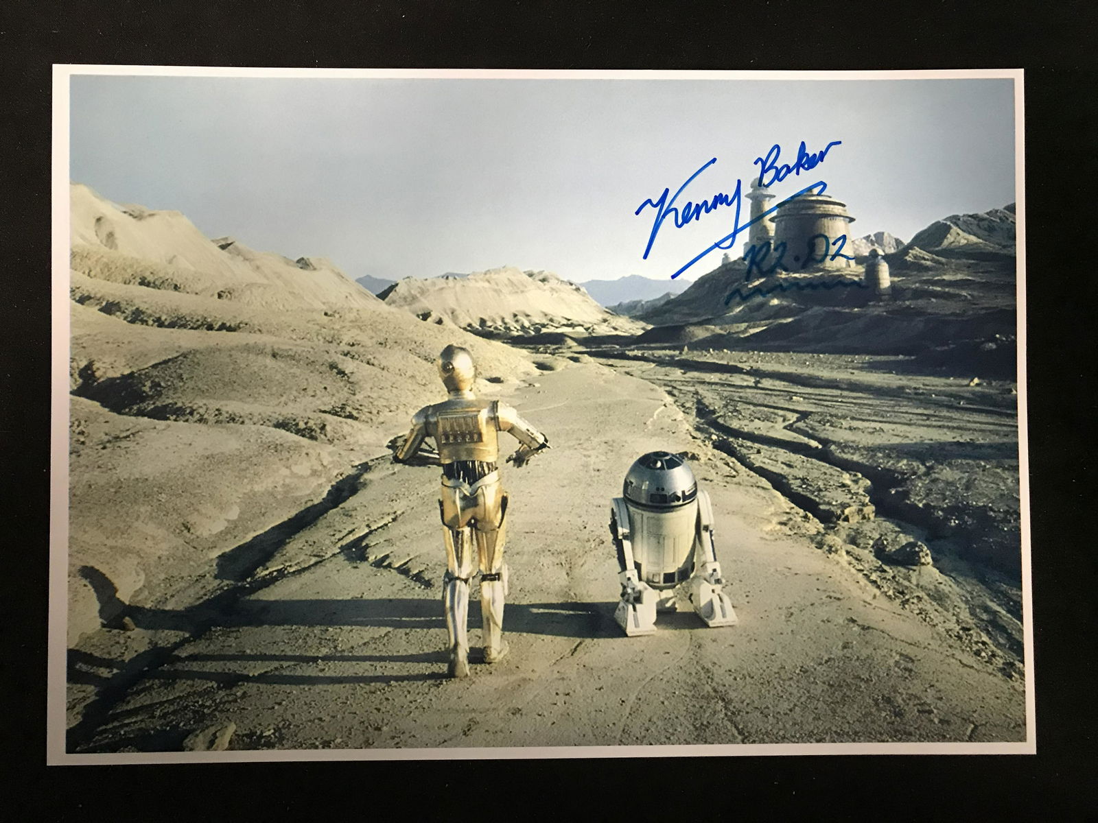 KENNY BAKER SIGNED "R2-D2" PHOTO (REAL AUTHENTIC COA) (1 of 3)