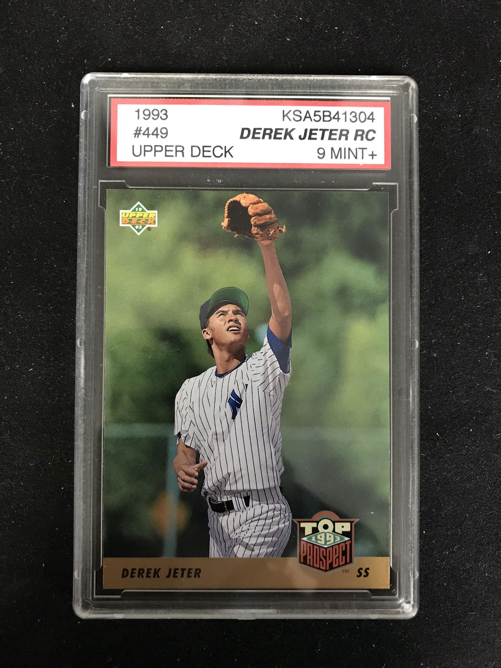 1993 UPPER DECK DEREK #449 DERECK JETER TOP PROSPECT RC (1 of 2)