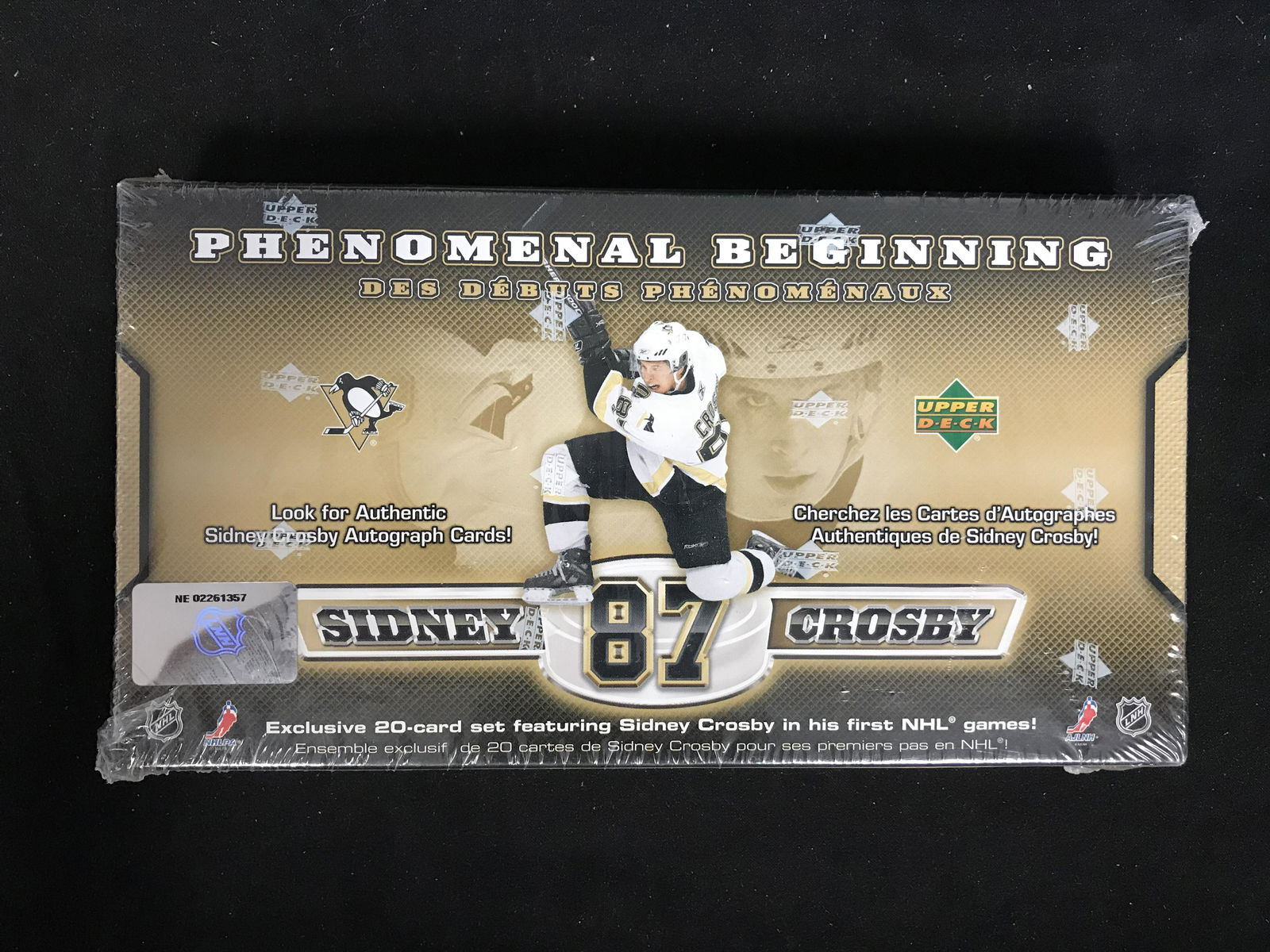 2005/06 UPPER DECK SIDNEY CROSBY PHENOMENAL BEGINNINGS (1 of 2)